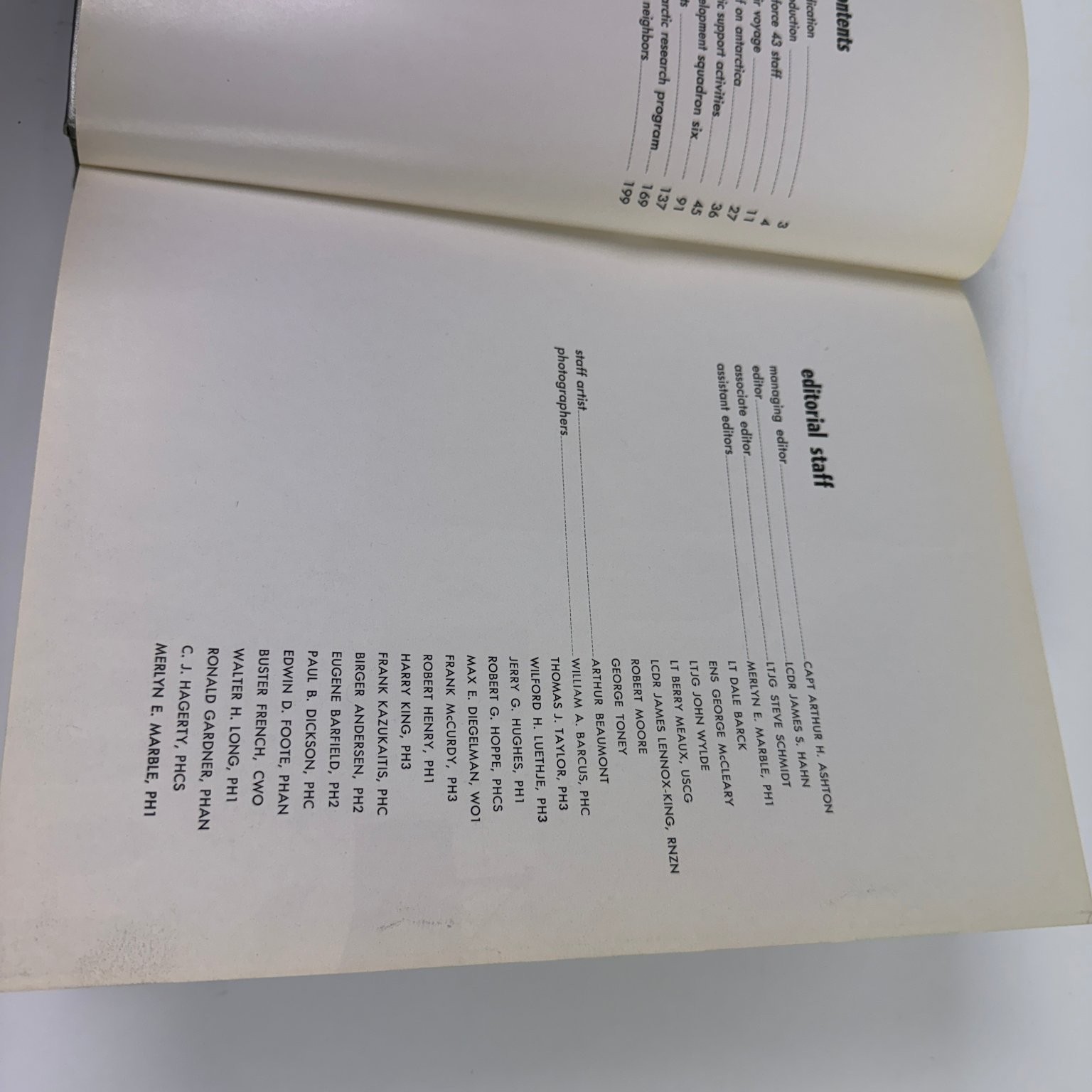 Operation Deep Freeze 60 Task Force 43 Yearbook Antarctica 1960 Illustrated