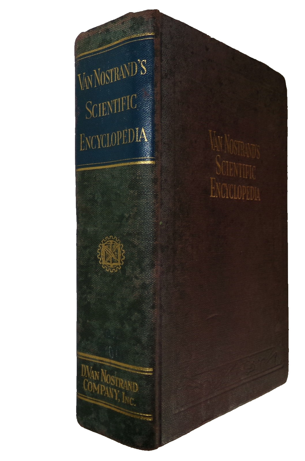 1944 Van Nostrand’s Scientific Encyclopedia US Special Service Library Book