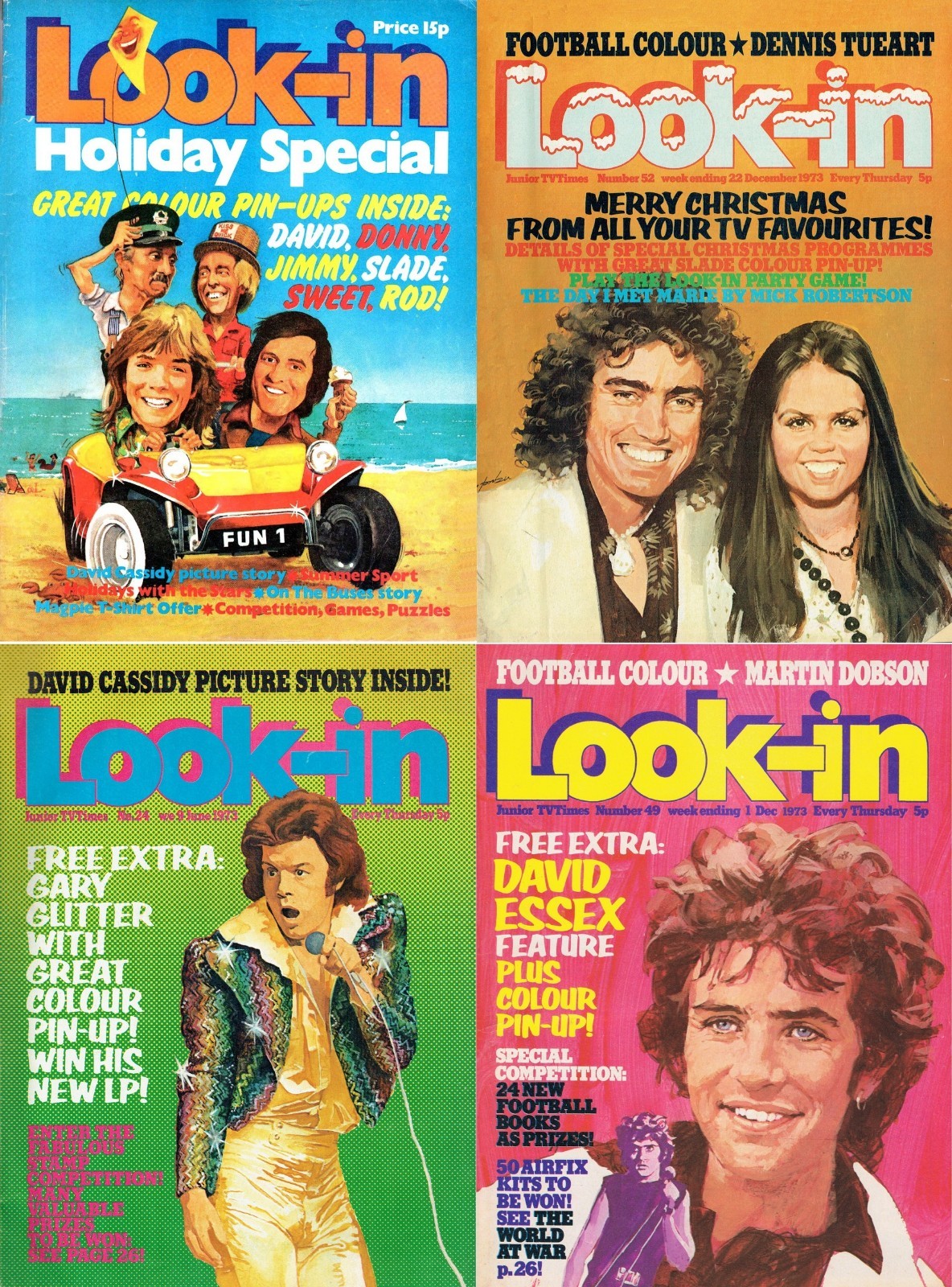 57 Old Issues of Look-In – United Kingdom Television Magazine V.3 (1973) on DVD