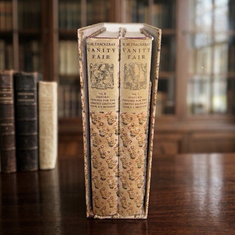 Vanity Fair by William Thackeray 1931 Limited Editions Club 2 Volumes
