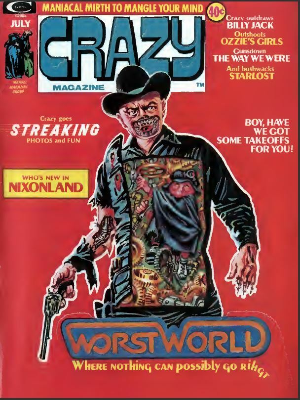 CRAZY MAGAZINE 93 Classic Humor Issue Collection On USB Flash Drive