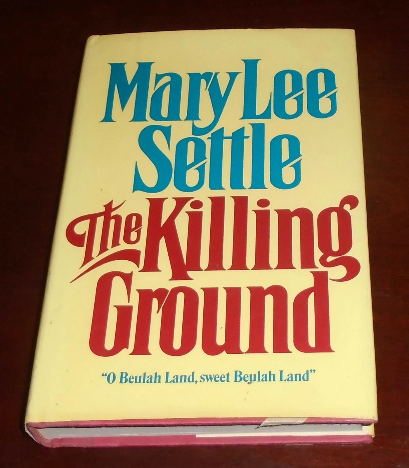 The Killing Ground by Mary Lee Settle First Printing 1982 Hardcover w/DJ