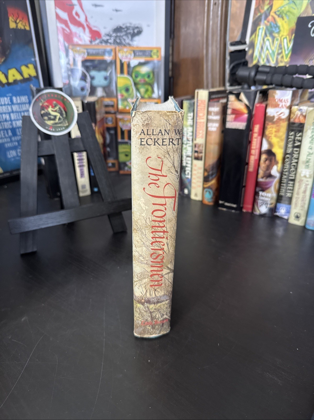 THE FRONTIERSMEN by Allan W. Eckert TRUE 1st Edition First Printing HC DJ 1967