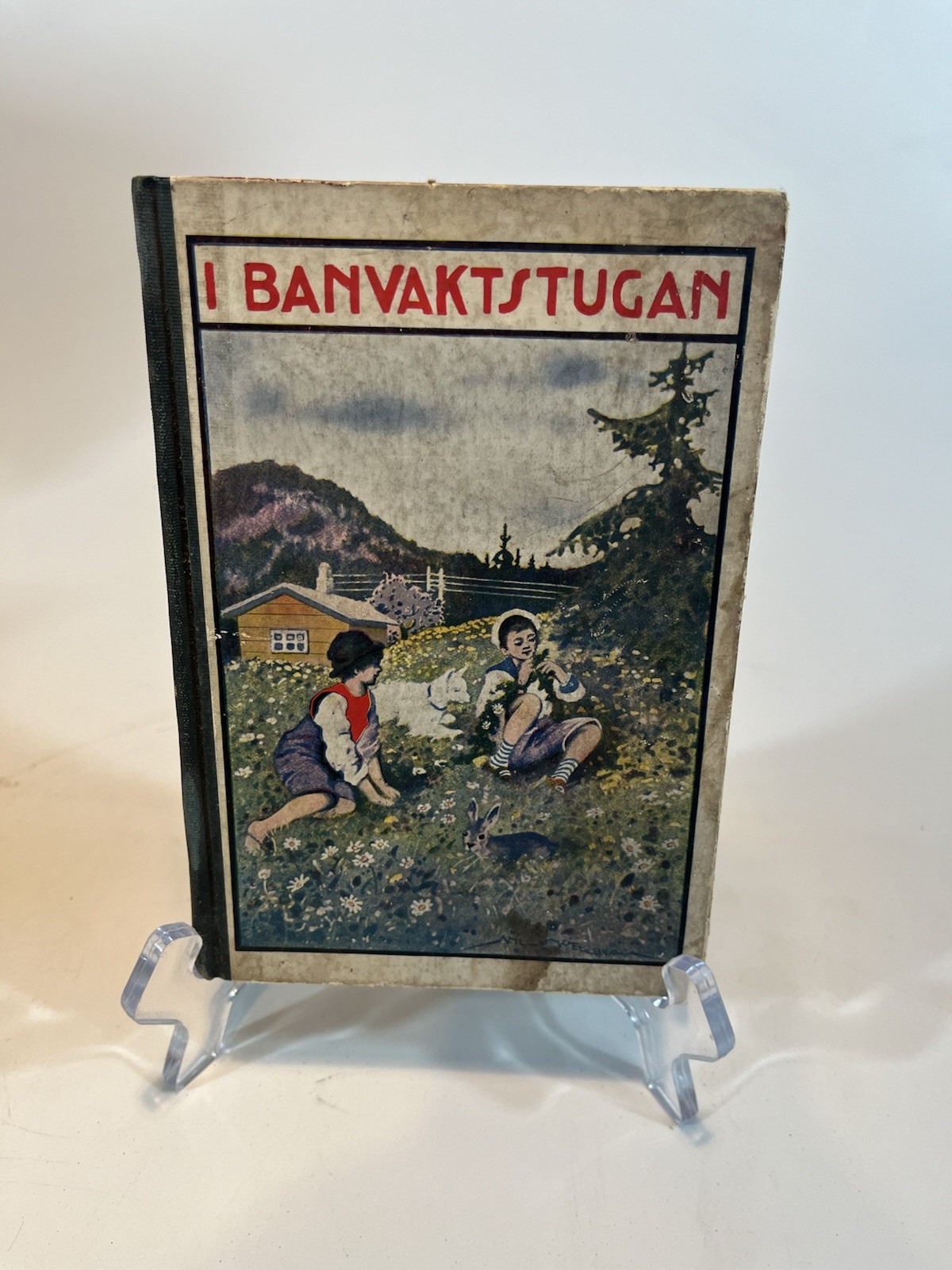 I Banvaktstugan Circa 1913 Margarete Lenk Antique Swedish American Book