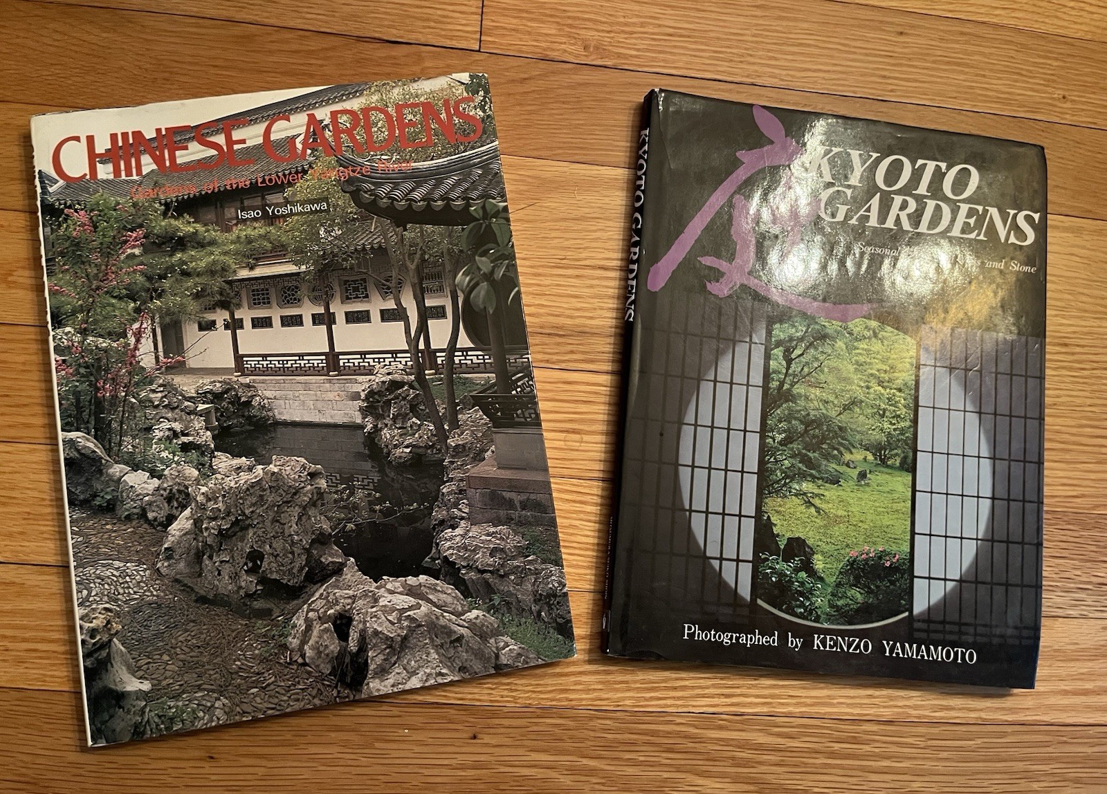 2 Books KYOTO GARDENS & Chinese Lower Yangtze River photos Japan & China