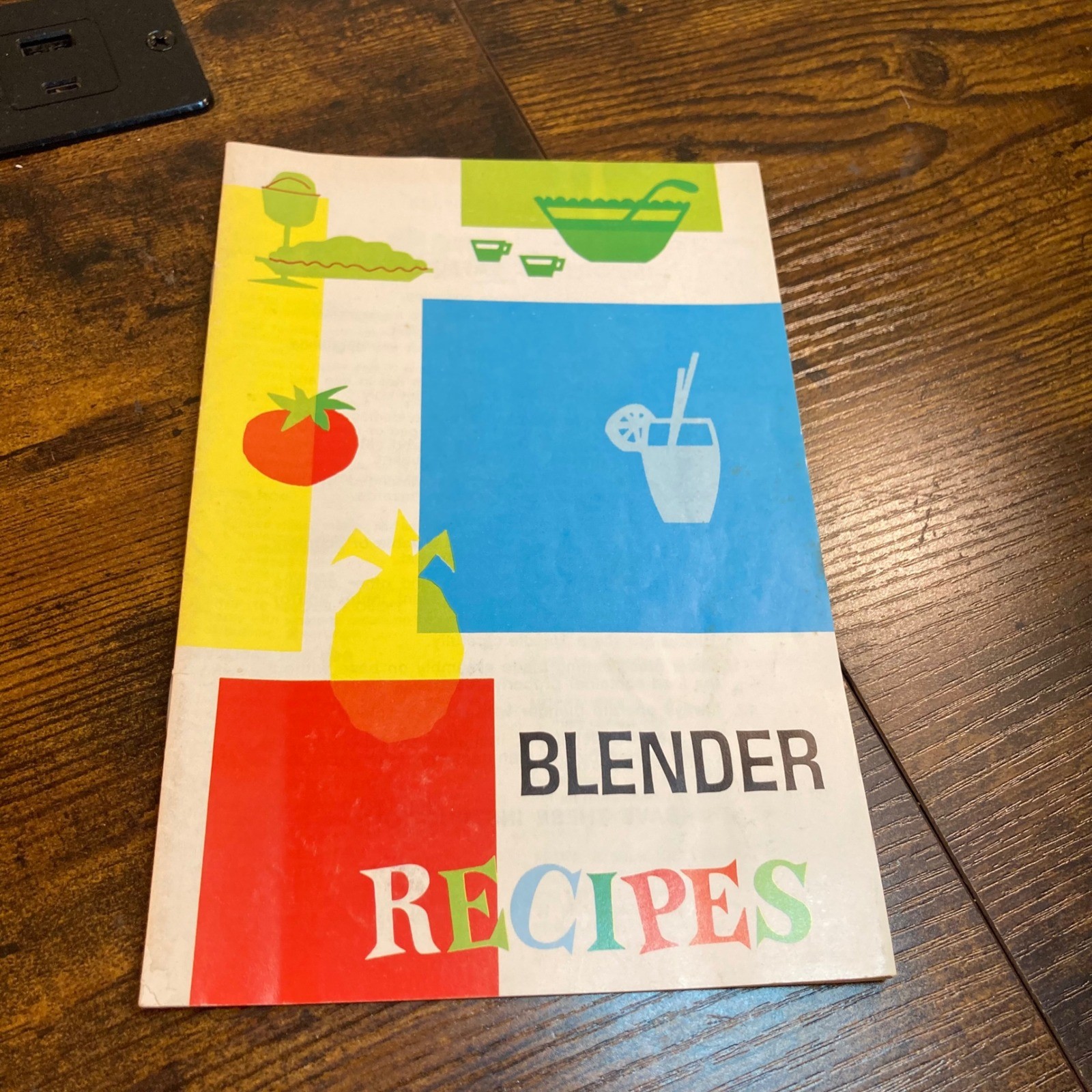McGraw-Edison Blender Recipes Booklet Mid-Century Modern Kitchen Vtg Cookbook