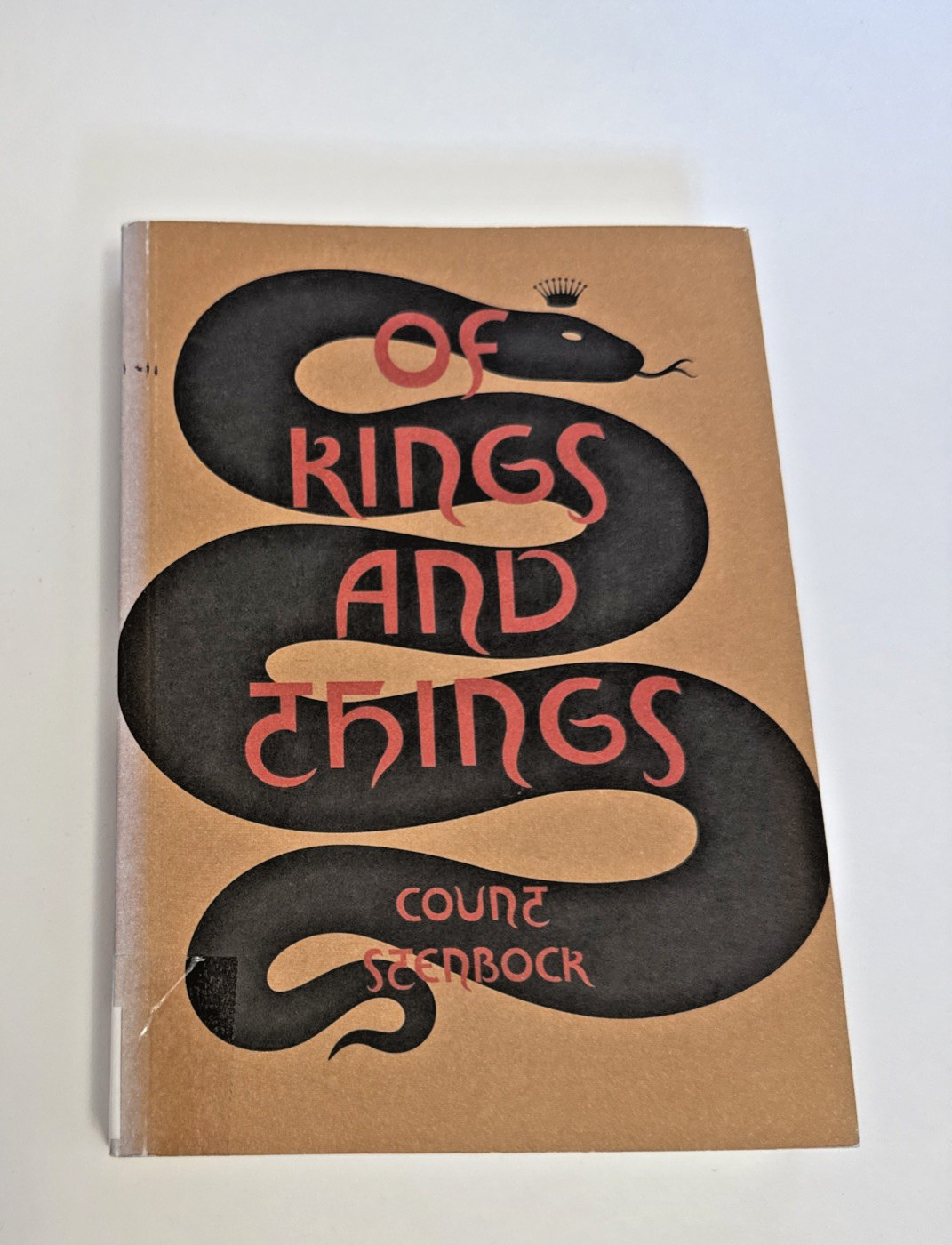 Count Stanislaus Eric Stenbock OF KINGS AND THINGS Rare Paperback Library Copy