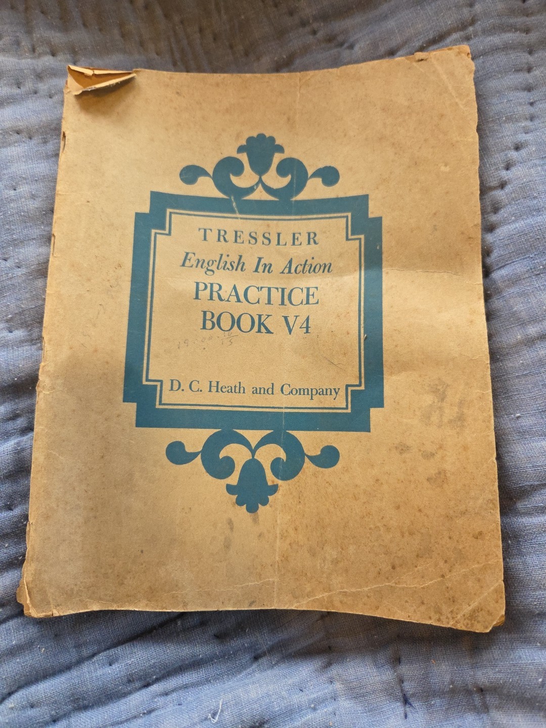 Tressler English In Action Practice Book V4 D.C. Heath and Company 1947