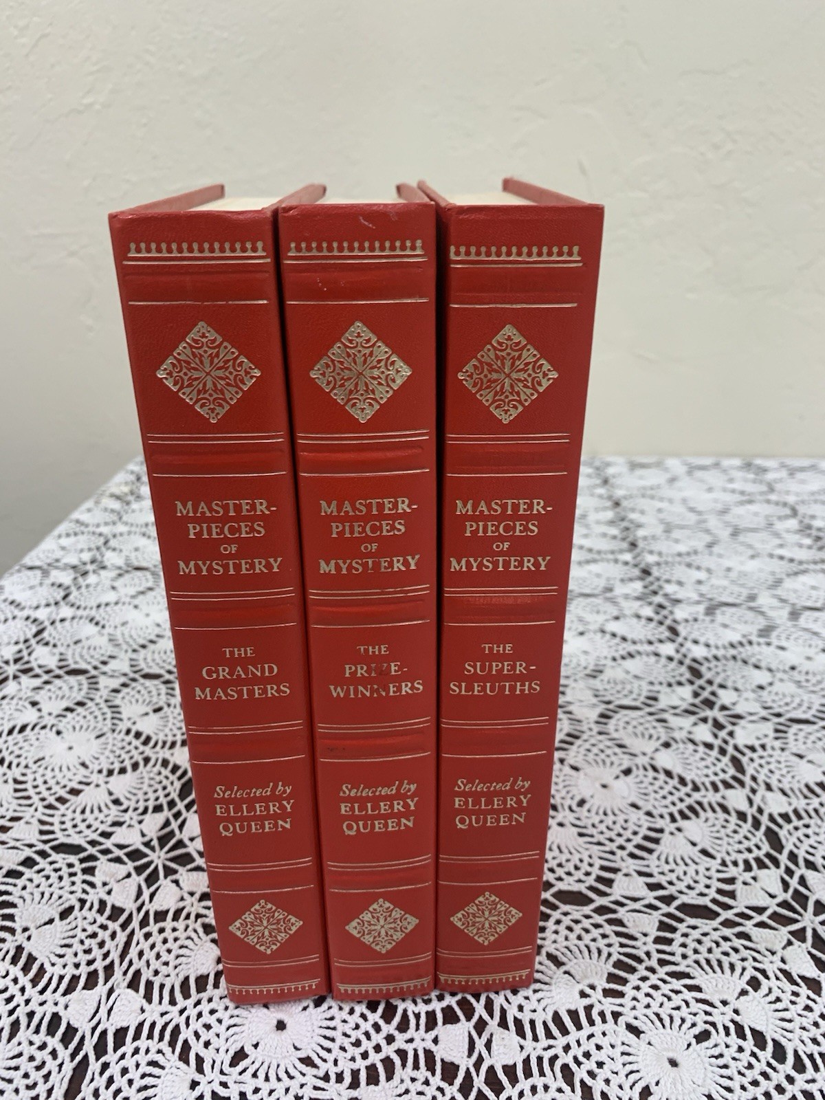 Set of Three Vintage Masterpieces of Mystery Selected by Ellery Queen, HC Books