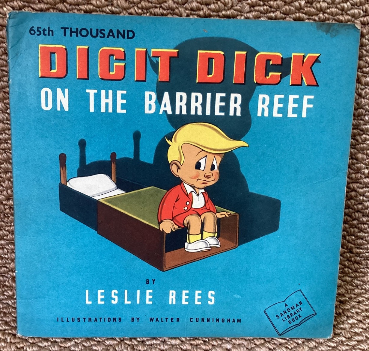 DIGIT DICK ON THE BARRIER REEF BY LESLIE REES ILLUS WALTER CUNNINGHAM PB 1942
