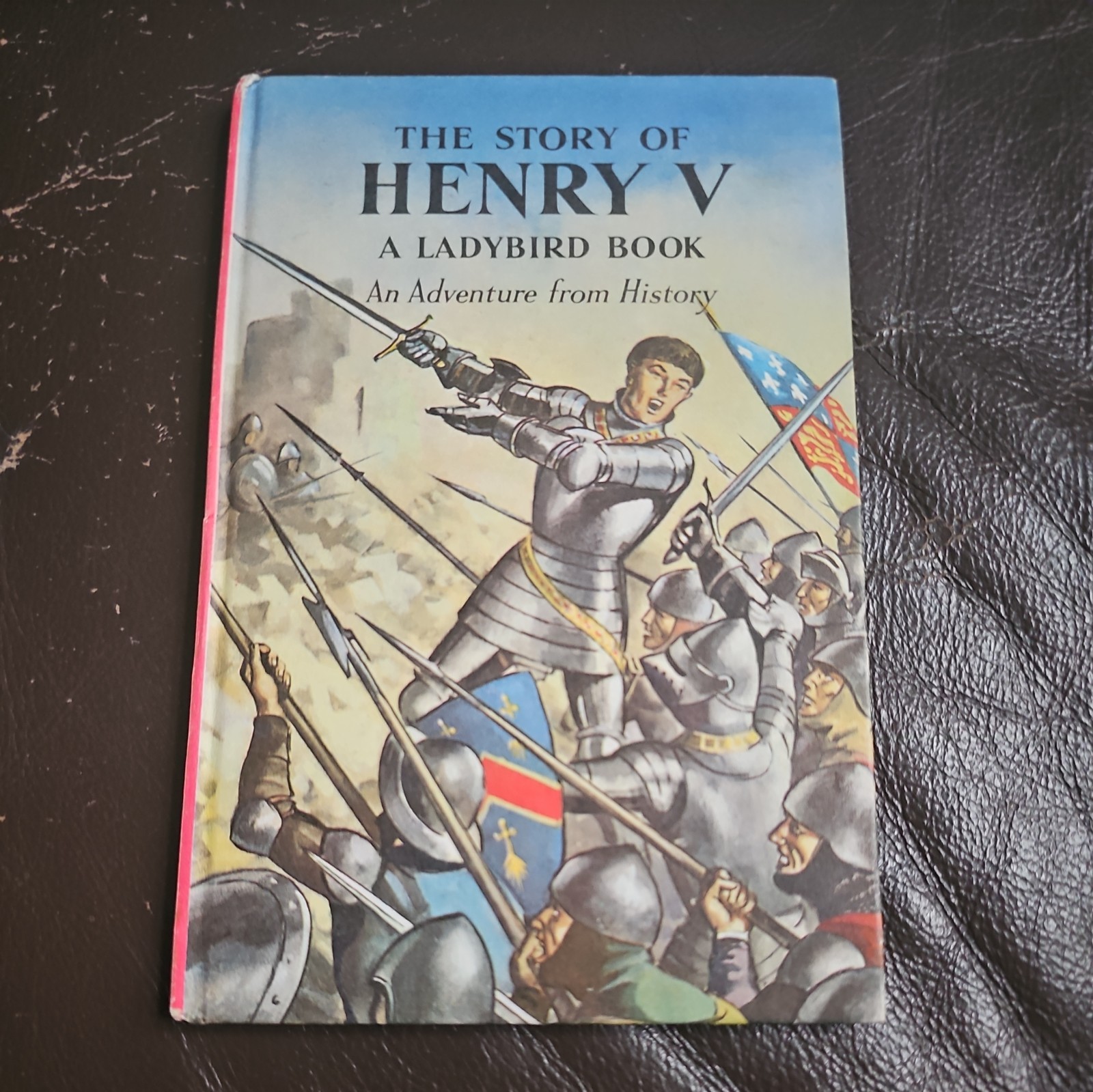 Vintage ladybird series 561 story of Henry V Early 2’6d Good L Du Garde Peach D