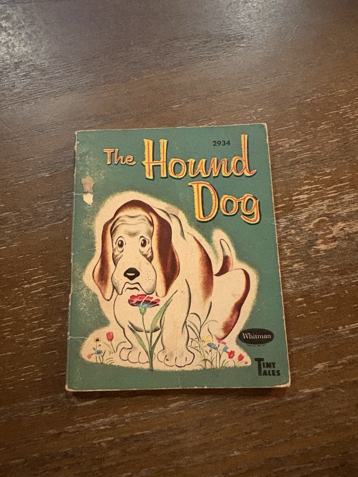 THE HOUND DOG Tiny Tales WHITMAN 1960 PBK mini Book Vintage