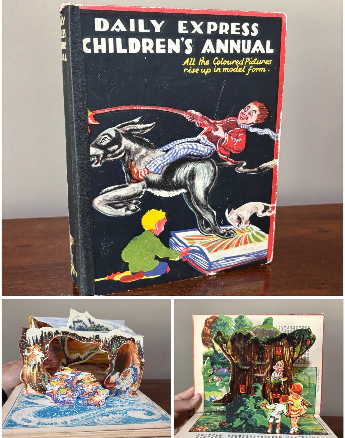 DAILY EXPRESS CHILDRENS ANNUAL NO.2 S Louis Giraud (editor) 1930 Pop-Up Book