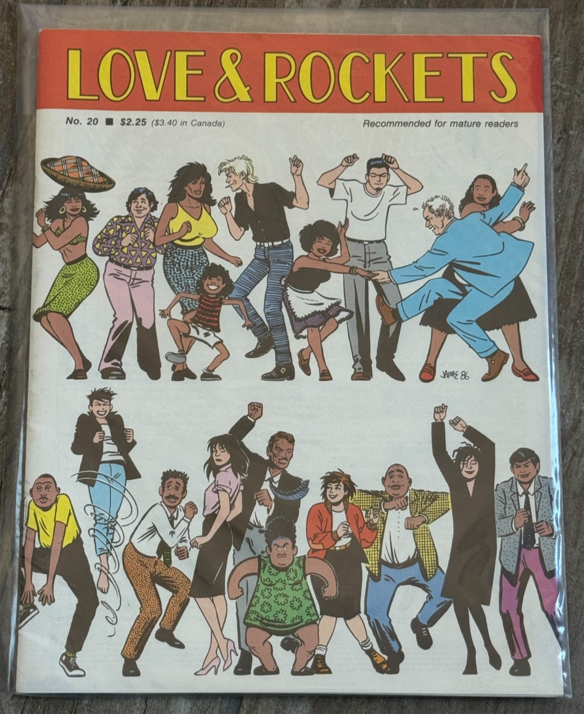 Love & Rockets No. 20 Gilbert & Jaime Hernandez – Fantagraphics Books 1987 – #20