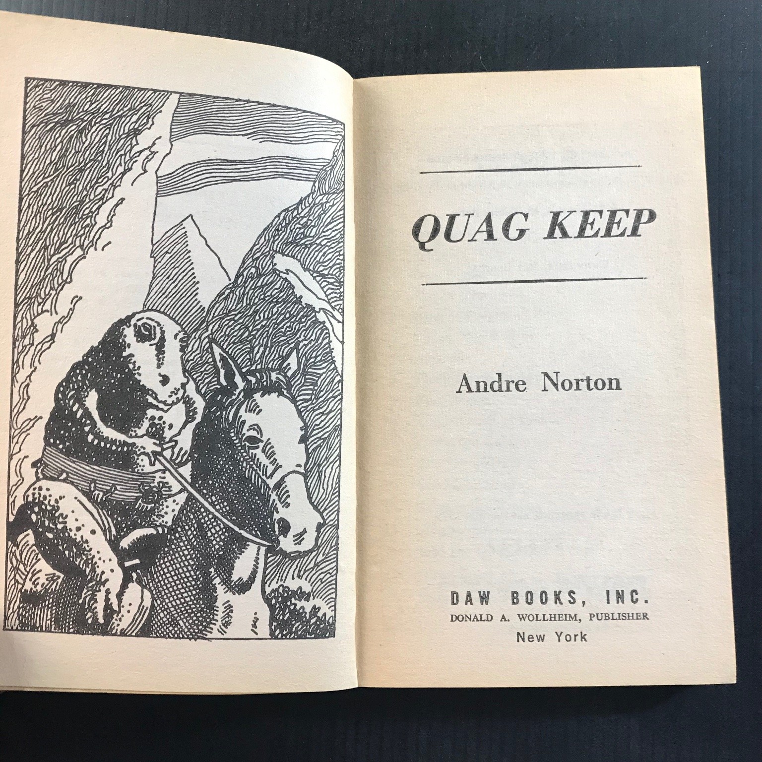 Quag Keep Andre Norton First DAW Printing 1979 Dungeons Dragons RPG
