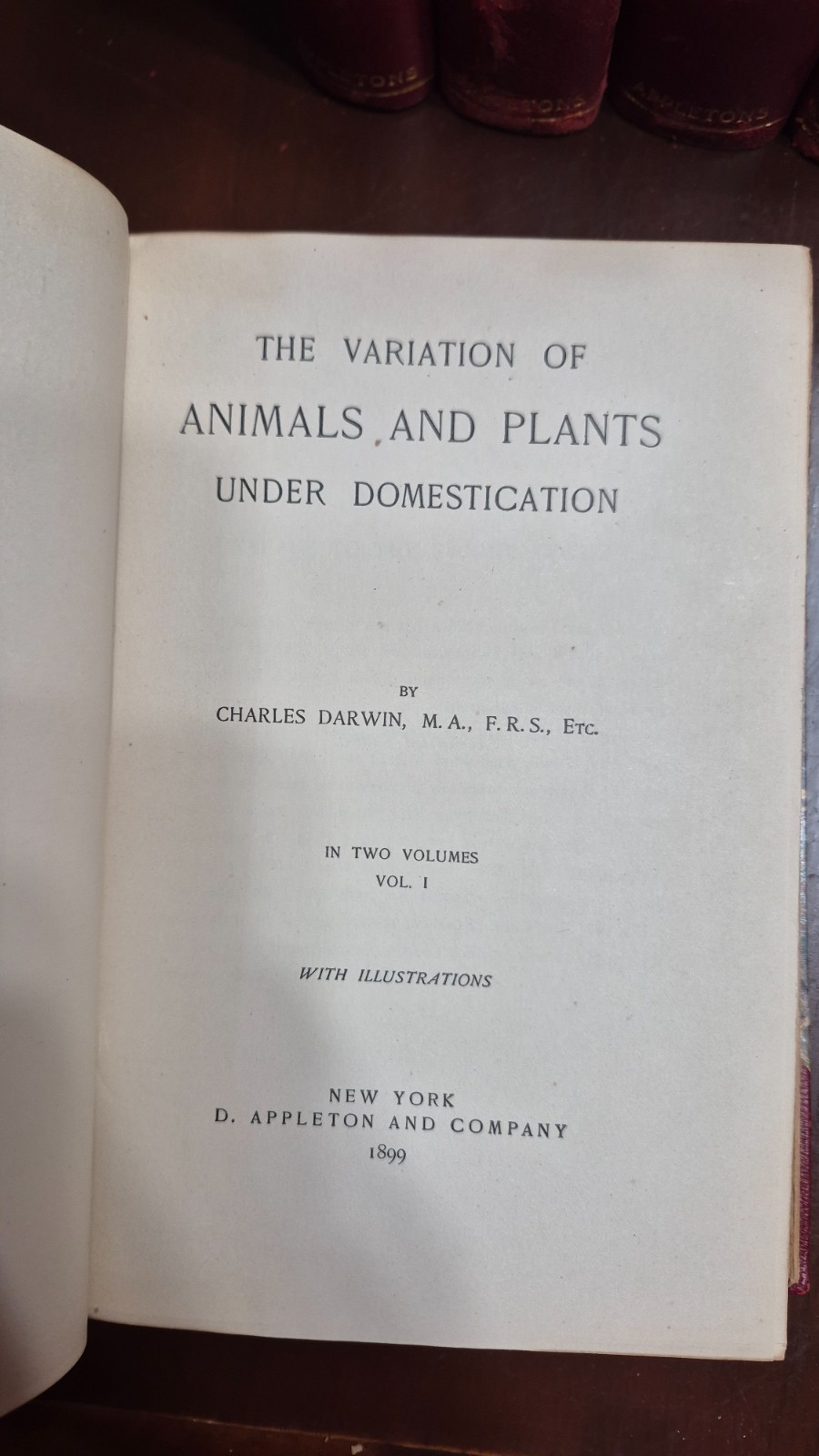 Charles Darwin Antique Book Collection – 10 Volume Appleton Set (1898–1900)