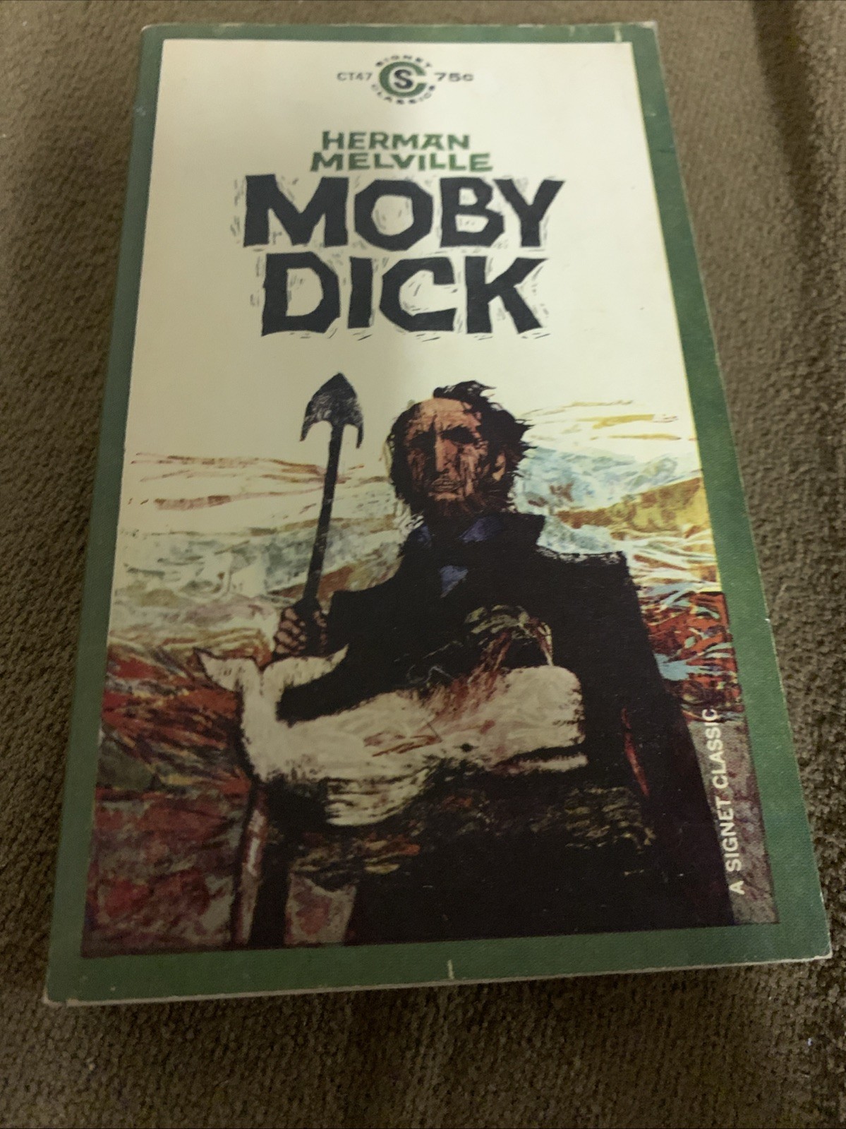 Moby Dick By Herman Melville Signet Classics 1961 First Printing Paperback