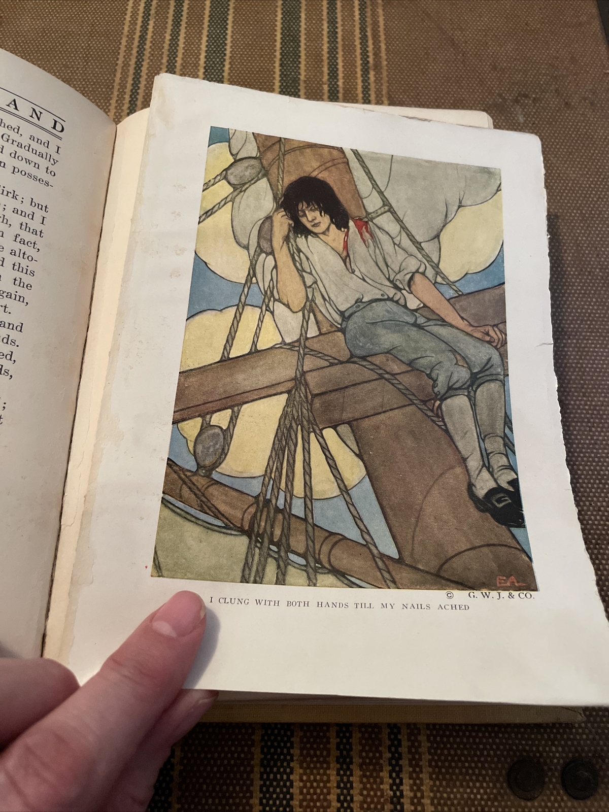 Treasure Island By Robert Louis Stevenson, 1925 Gift Macrae Smith Co Very Rare!