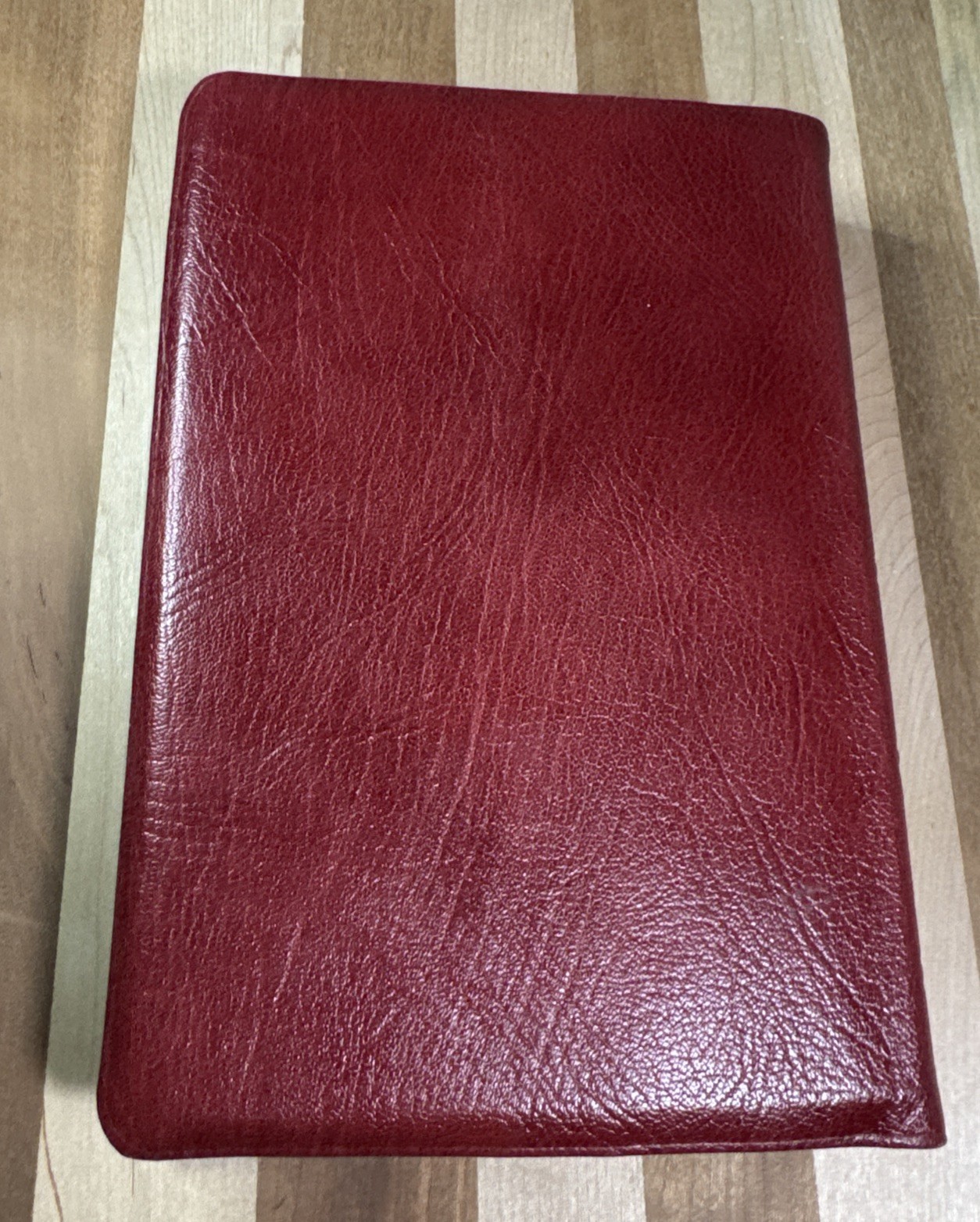 Thompson Chain Reference Bible NIV 1978-1983 Top Grain Calf Leather Kirkbride VG