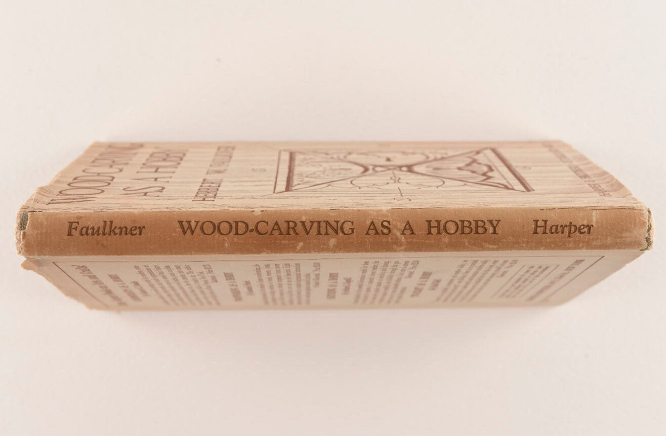“WOOD-CARVING AS A HOBBY” By Herbert W. Faulkner HC /DJ 1934 1st Edition