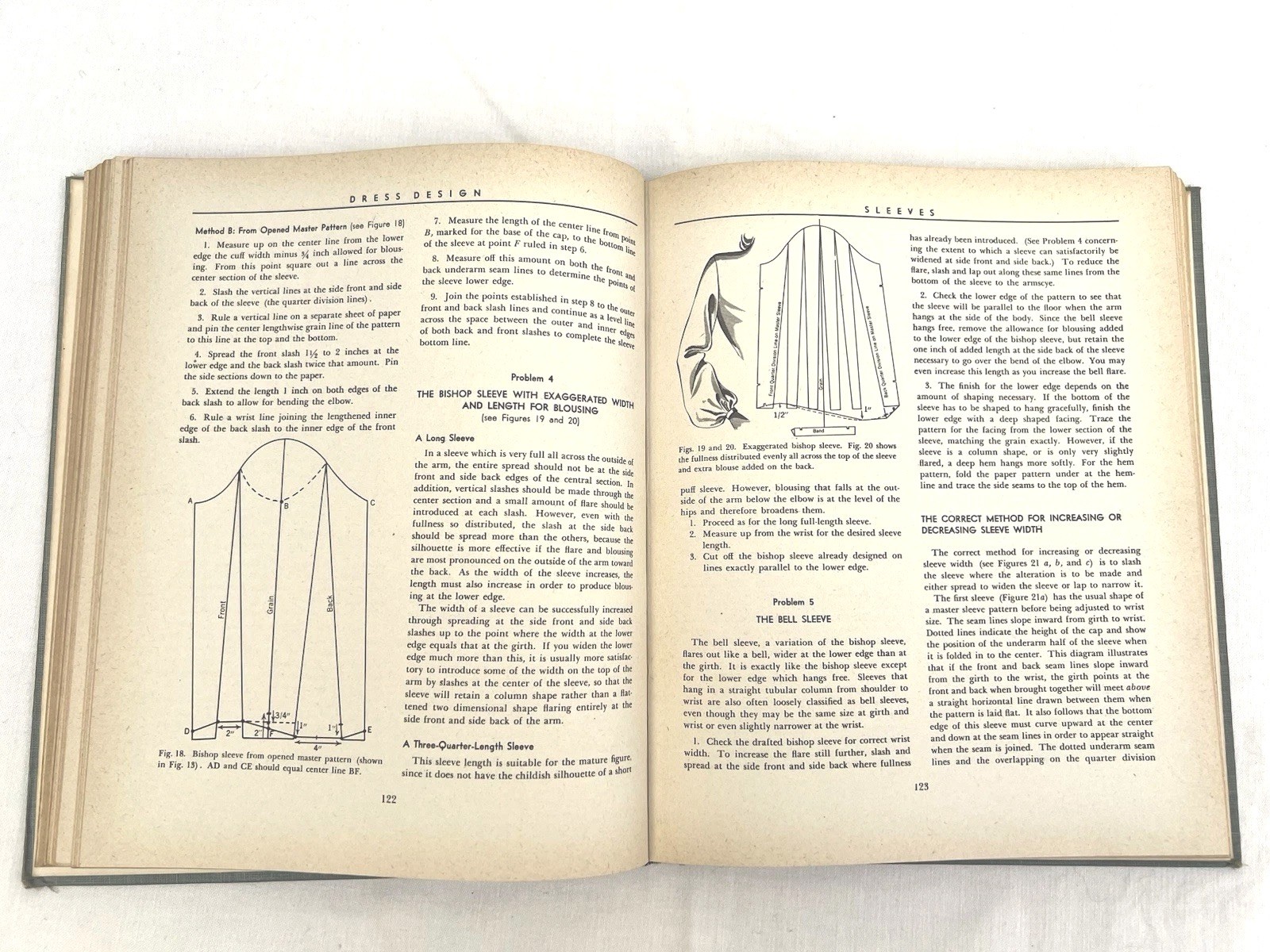 Dress Design Draping & Flat Pattern Making Hillhouse Mansfield HC 1st ed 1948