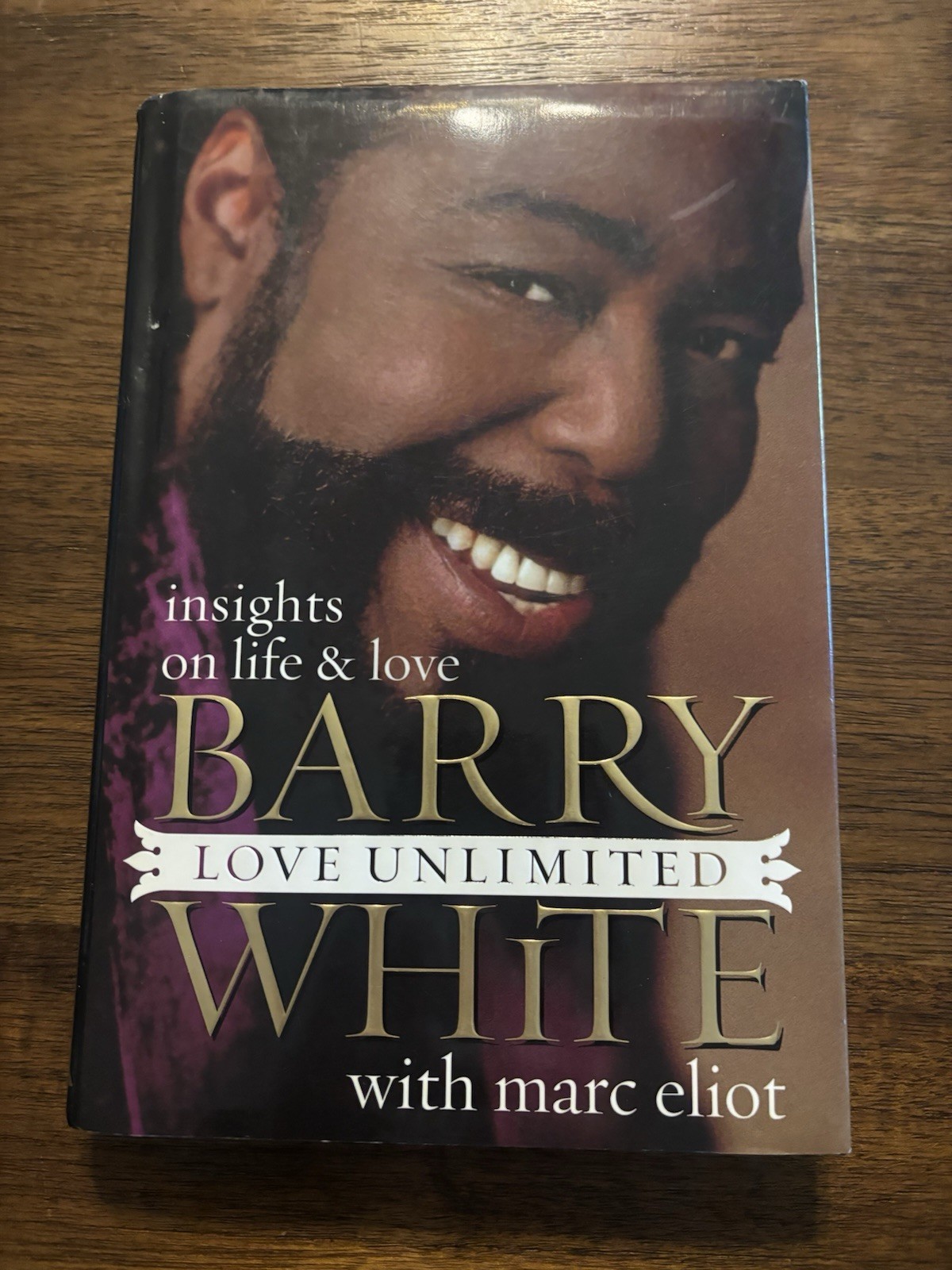 SIGNED Love Unlimited By Barry White 1st Printing First Edition 1999 HCDJ