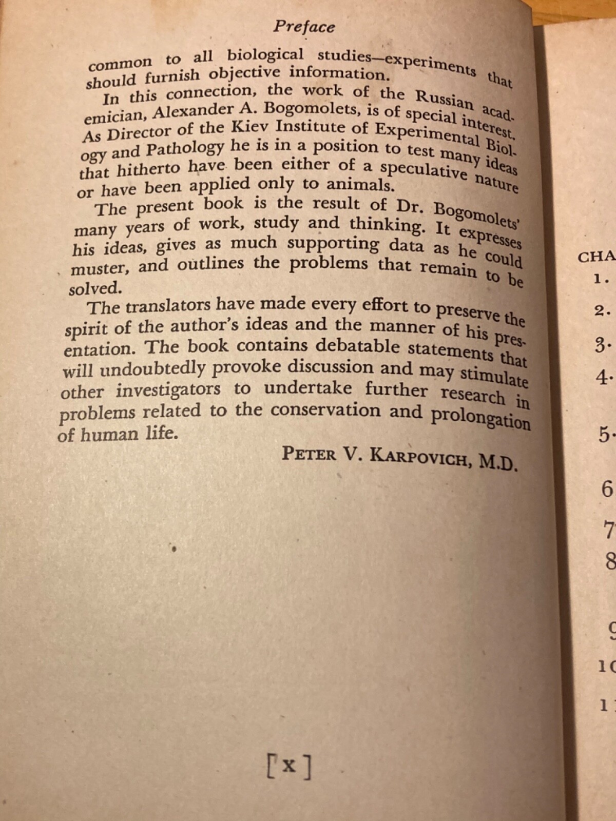 1946 The Prolongation of Life by Dr. Alexander A Bogomolets – Rare!
