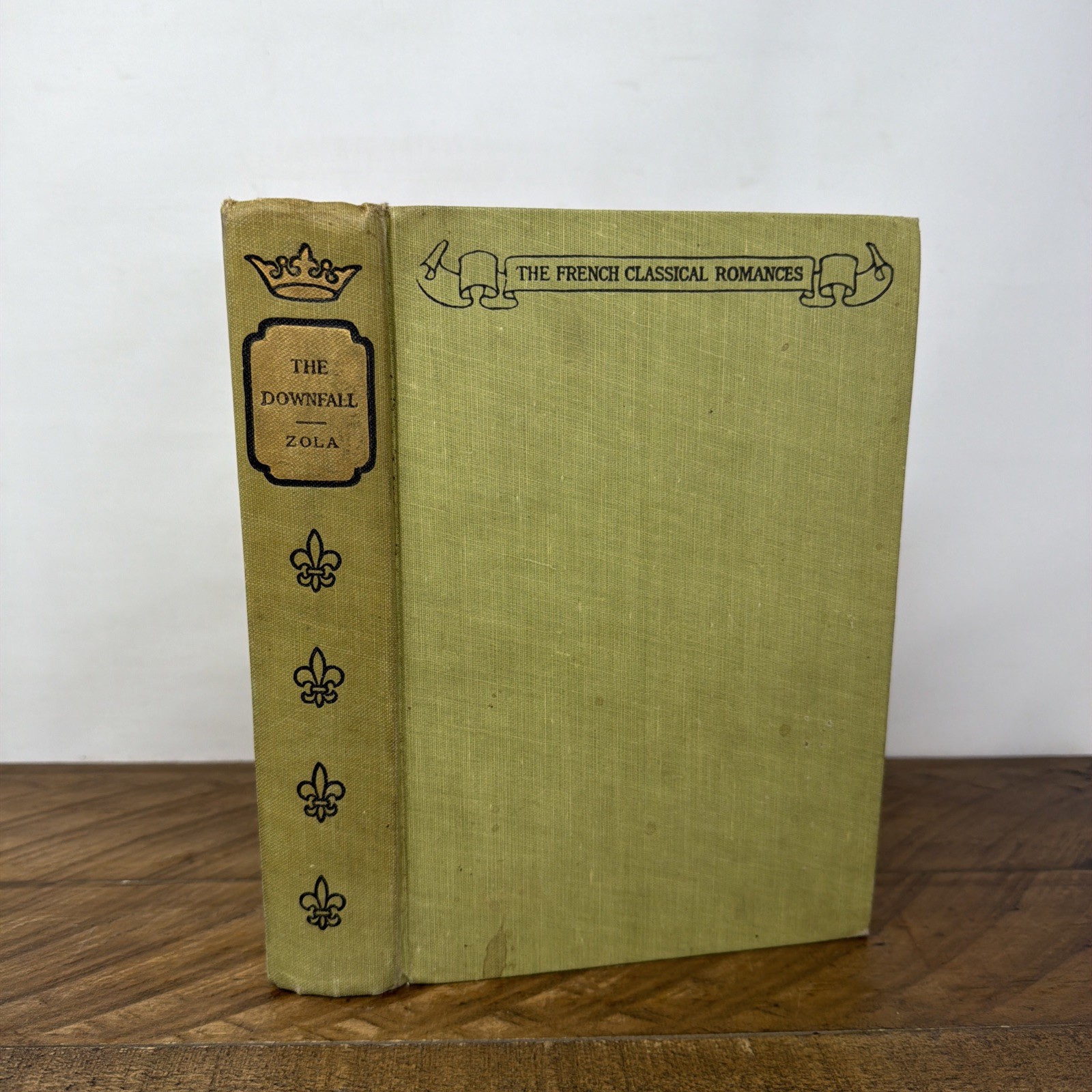 The Downfall Emile Zola 1902 French Classical Romances Hardcover Antique Vintage