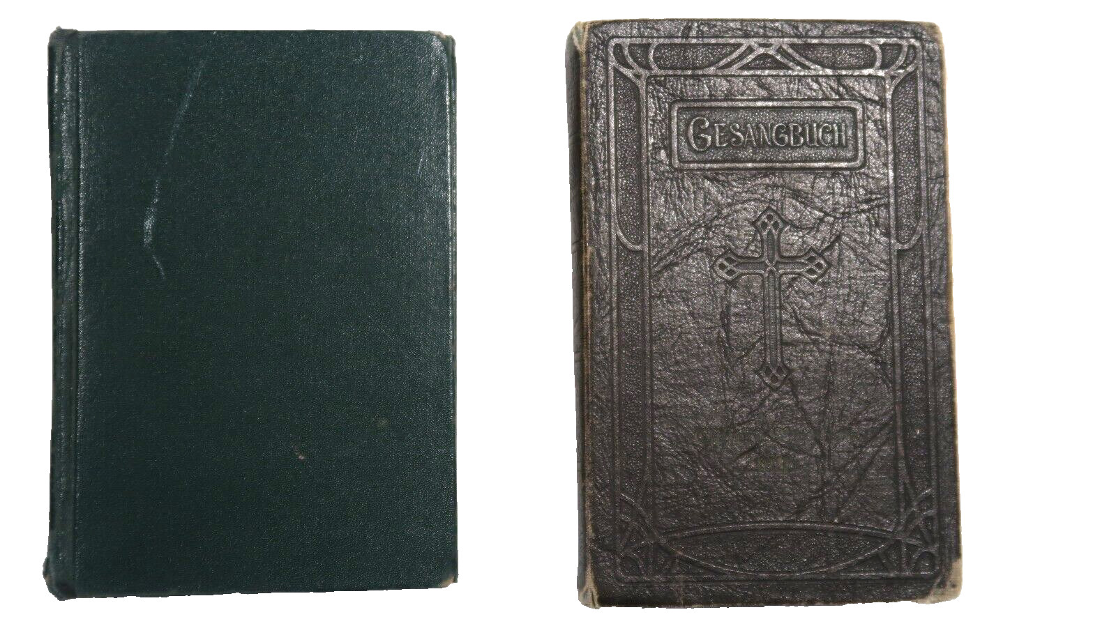 2 German Language Vintage Hymnal Books 1897 and 1908 Evangeliums Gesangbuch