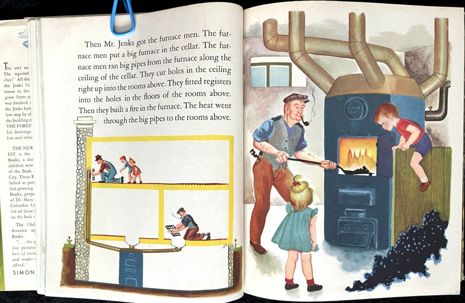 NEW HOUSE IN THE FOREST ~ w/ dust jacket ~ Little Golden Book #24, Eloise Wilkin