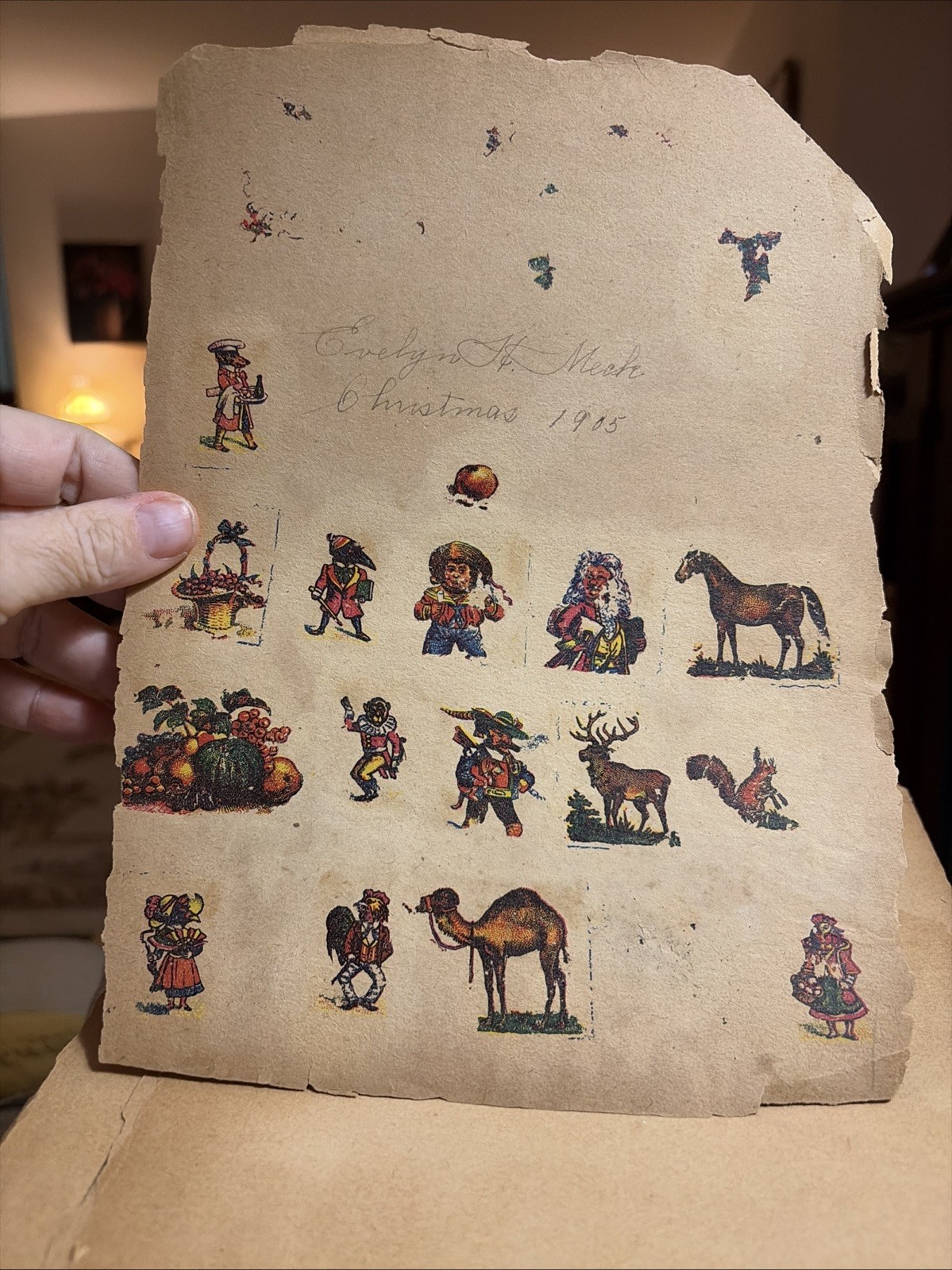 Jolly Surprise Story Book McLoughlin Bros- As Is- crafts art pages to frame