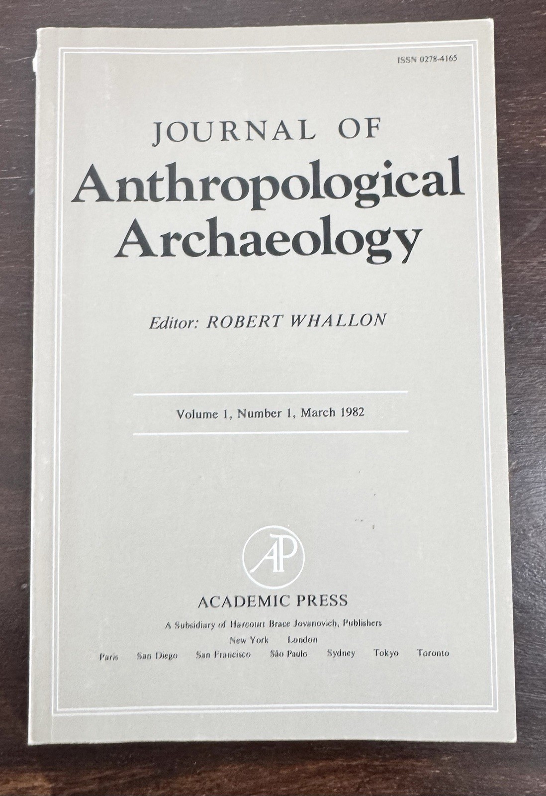 Journal of Anthropological Archaeology Vol 1 No 1 1982 Binford Tarn