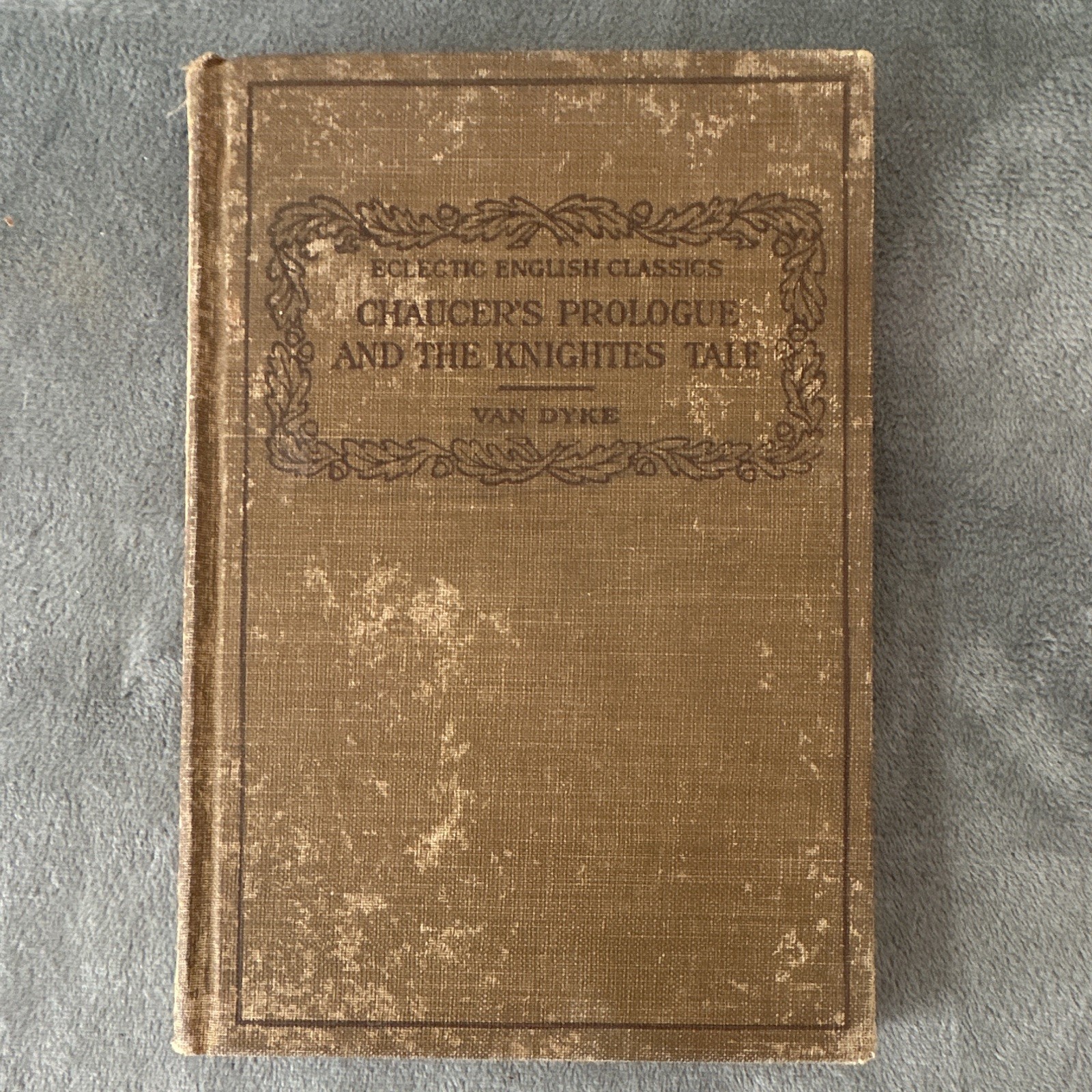 Geoffrey Chaucer Prologue & The Knightes Tale American Book Co HC 1898 Illus