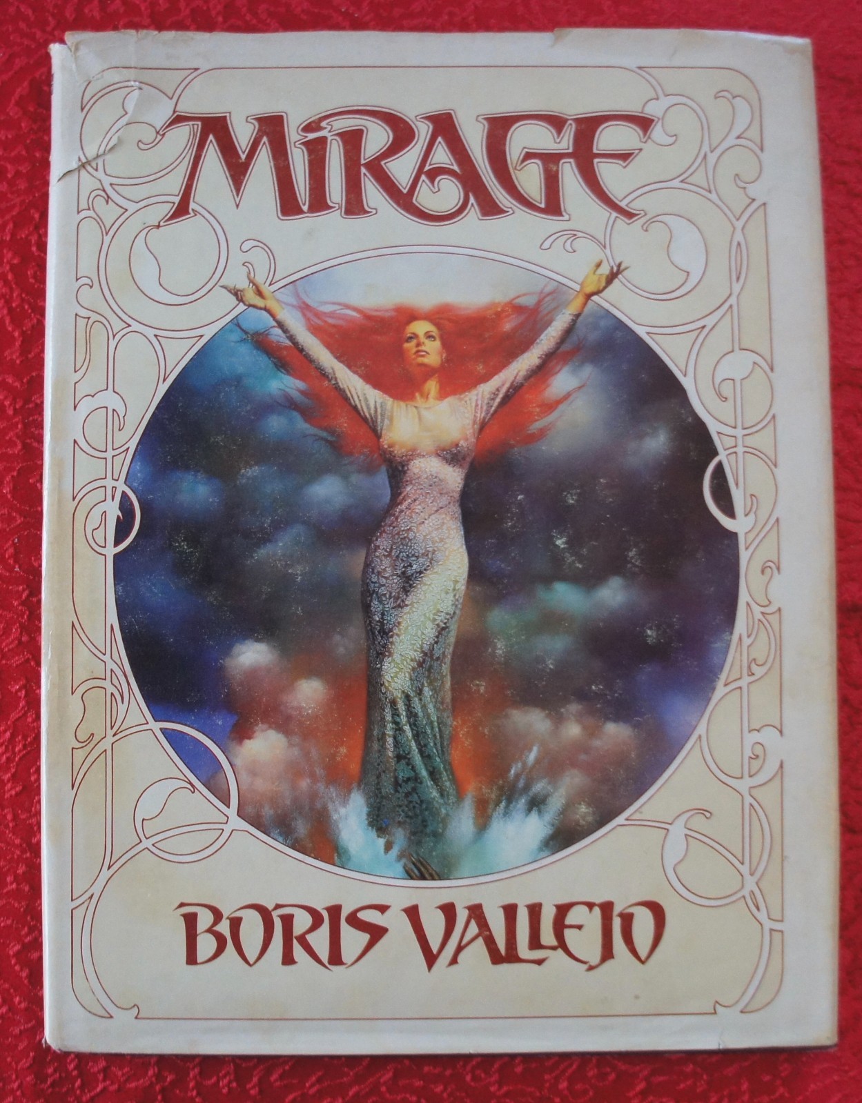 MIRAGE BORIS VALLEJO FIRST EDITION HARDCOVER W/ DUST JACKET FANTASY ILLUSTRATION