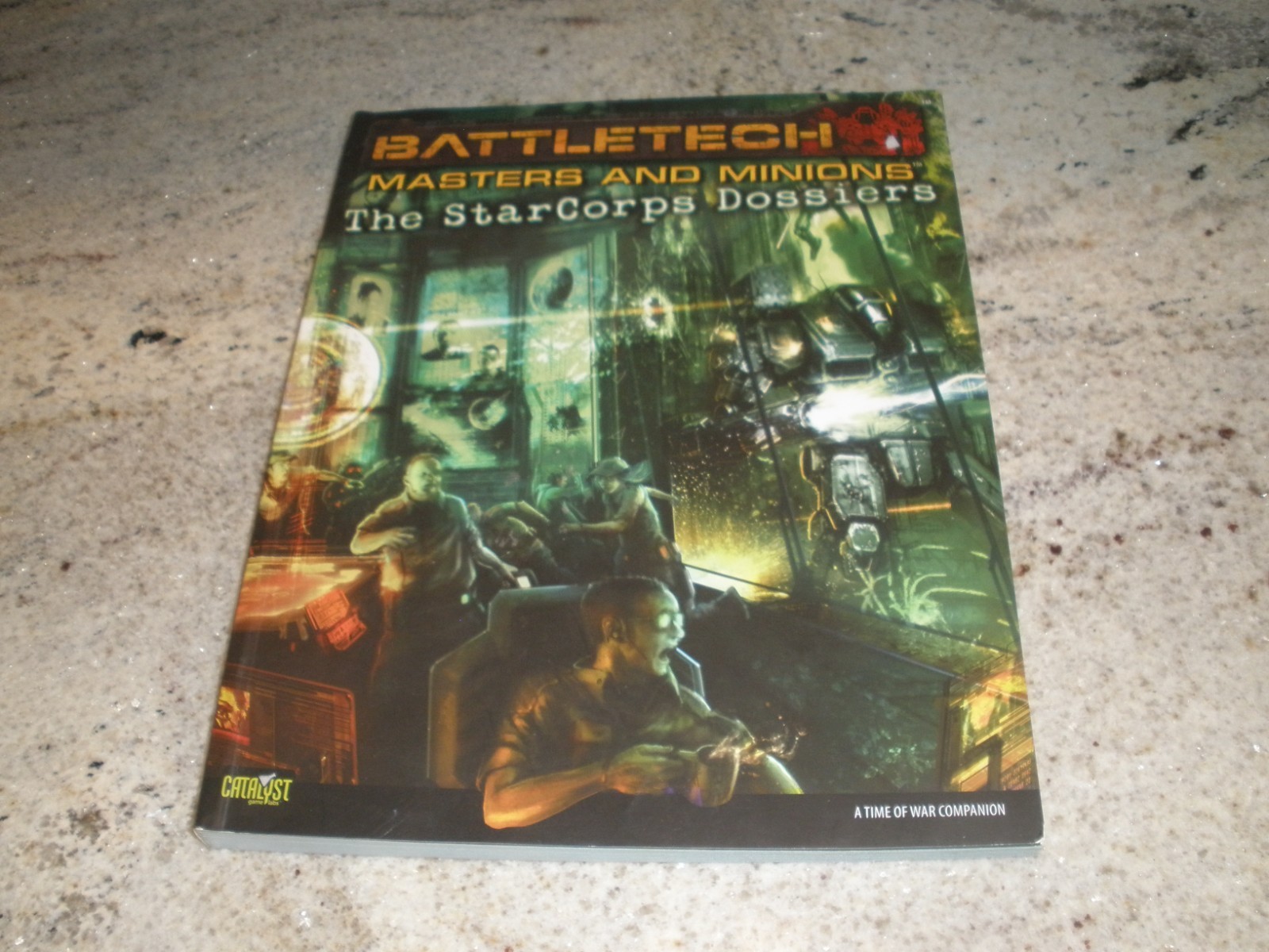 BATTLETECH MASTER AND MINIONS STARCORPS DOSSIERS PB 35240 2009