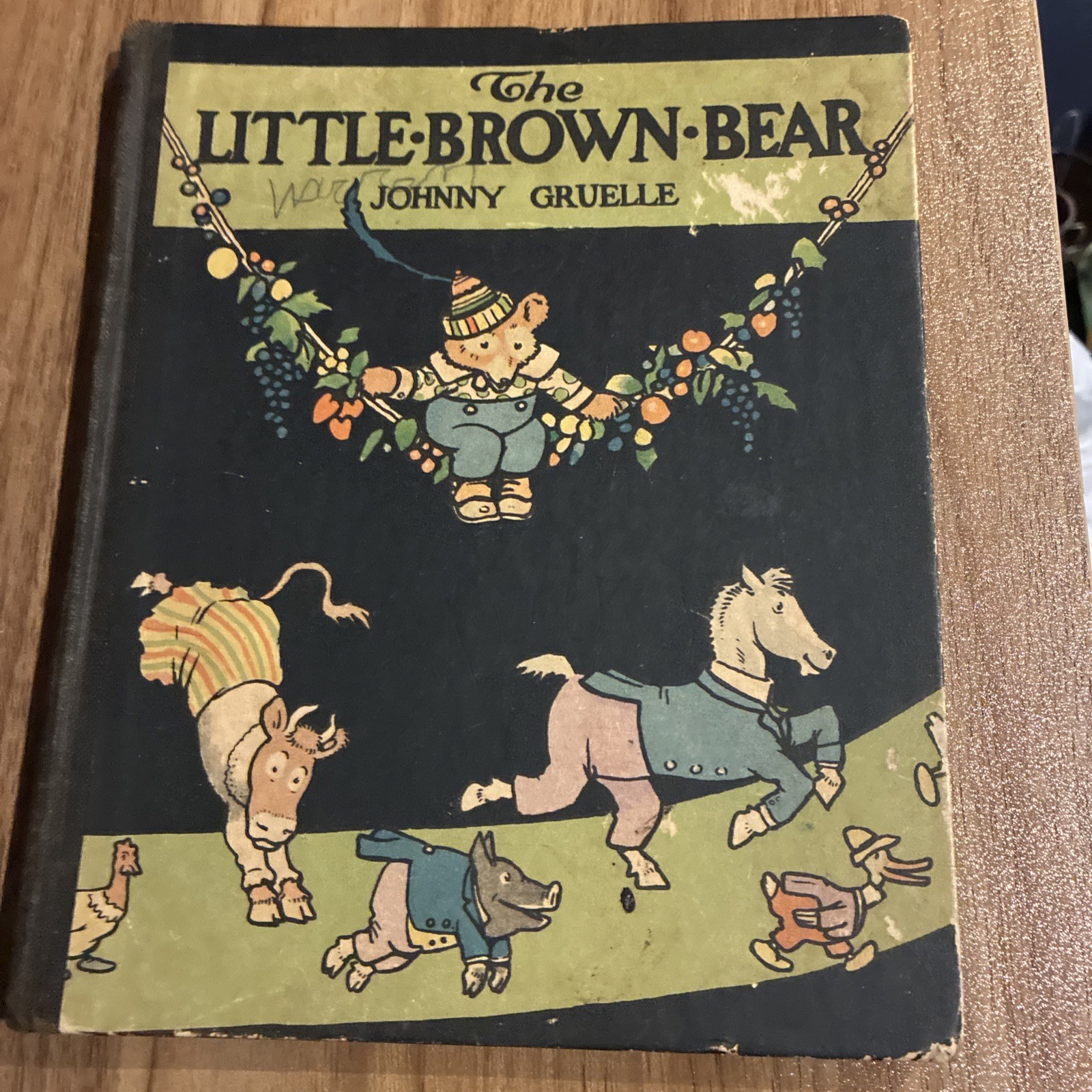 Antique P. F. Volland Co MA Donohue 1920 The Little Brown Bear Johnny Gruelle