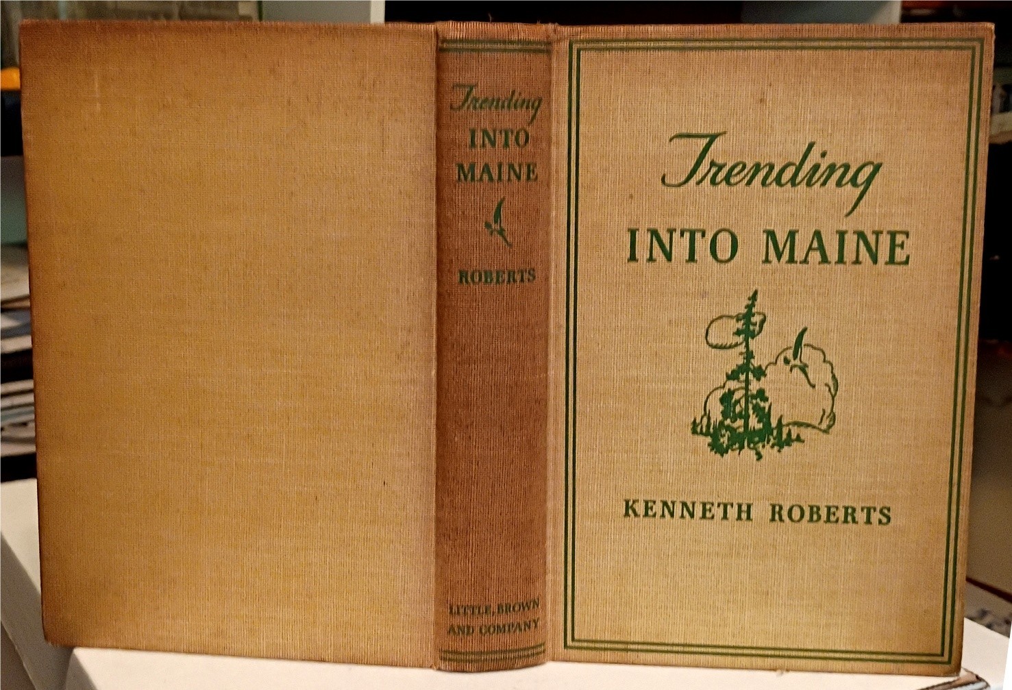 Trending into Maine by Kenneth Roberts with illustrations by N. C. Wyeth, 1st Ed