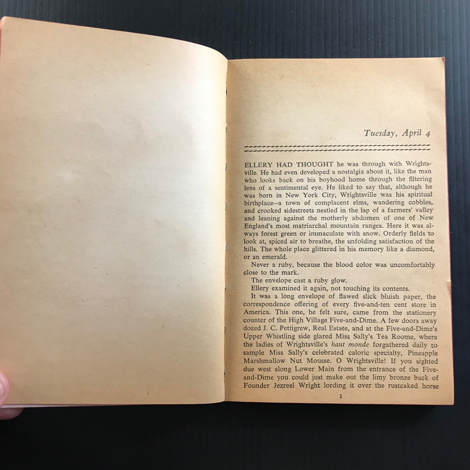Double, Double Ellery Queen 1952 Pocket Book Mystery Pulp Fiction