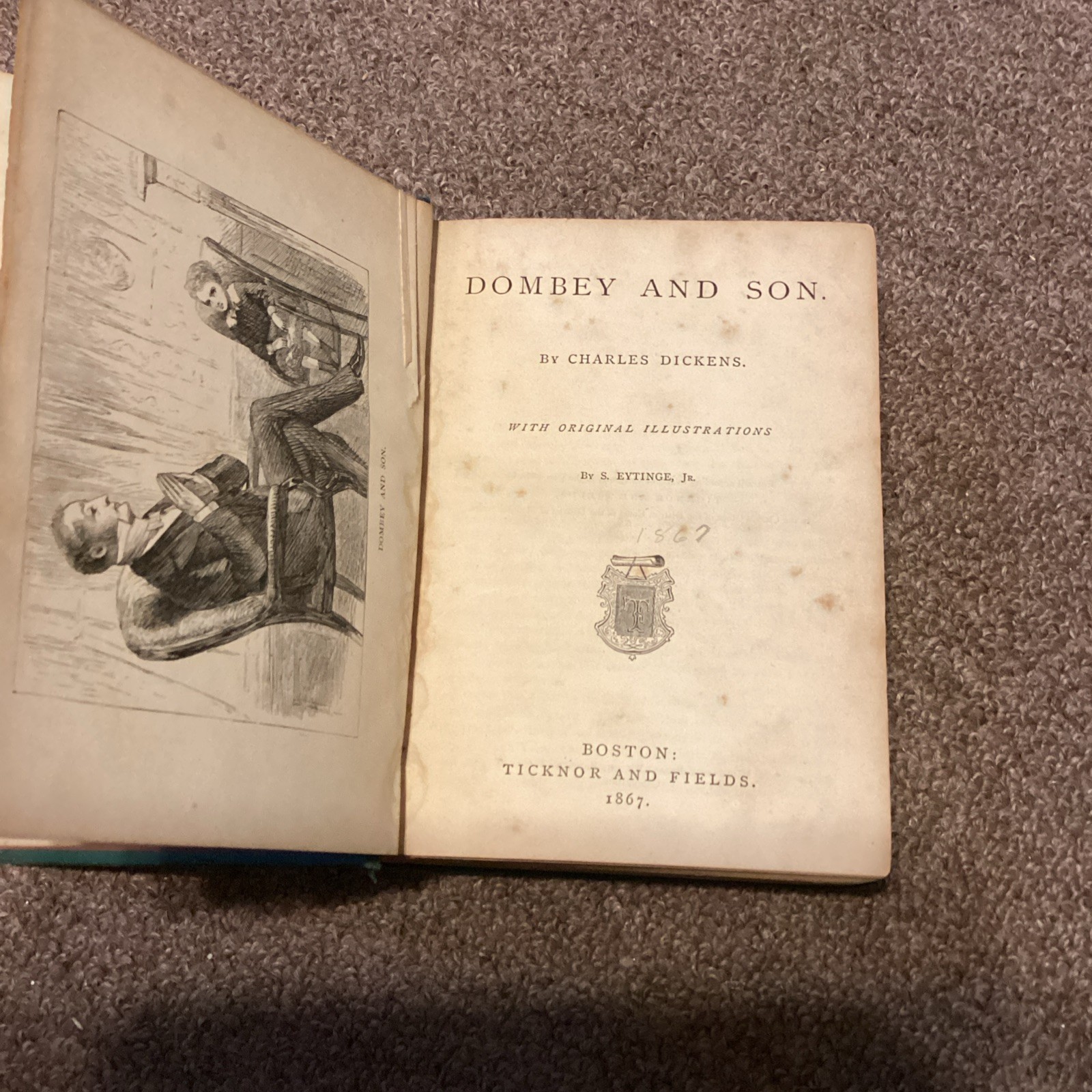 Dombey and Son by Charles Dickens 1867 Illustrated
