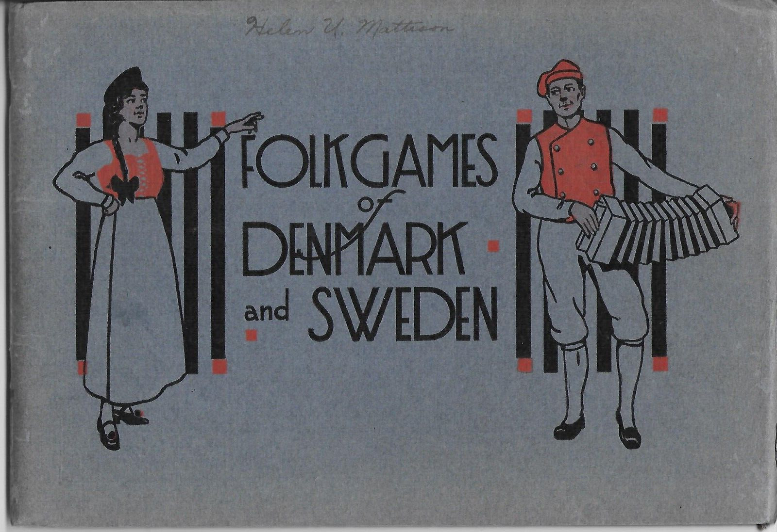 Folk Games of Denmark and Sweden Softcover book 1915