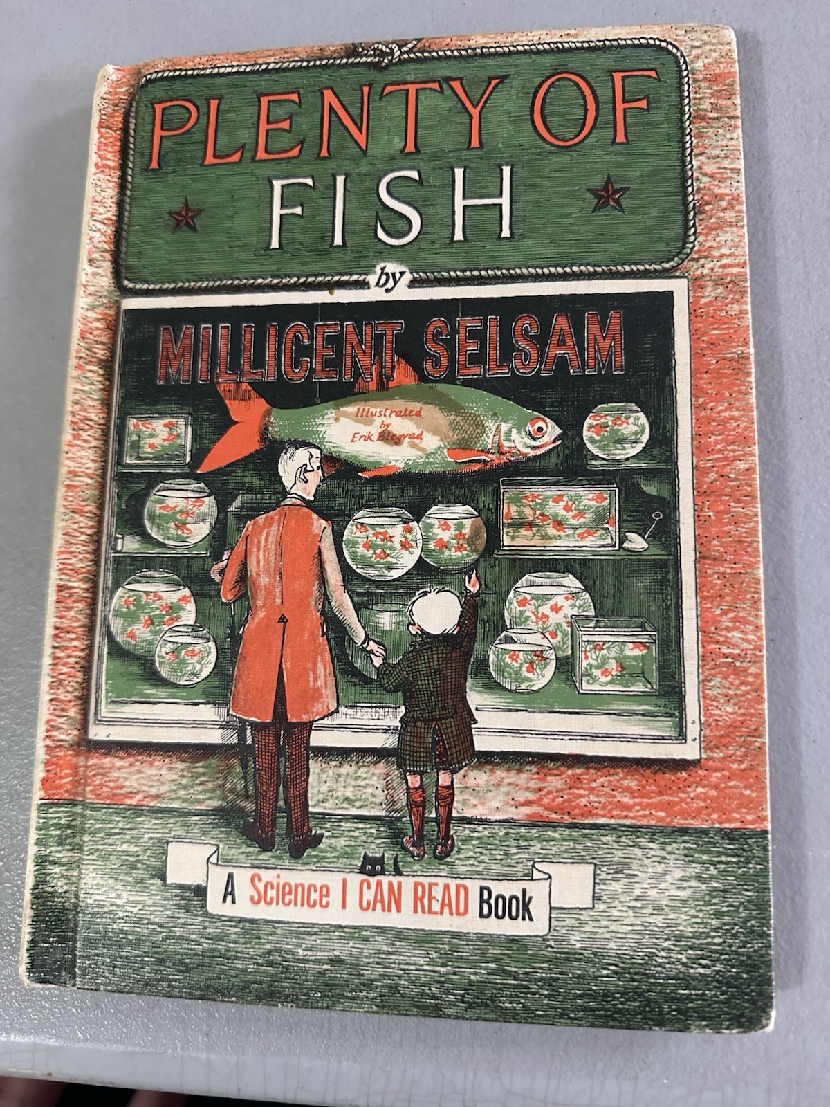 Plenty of Fish by Millicent Selsam. A Science I Can Read Book. Hardcover 1960