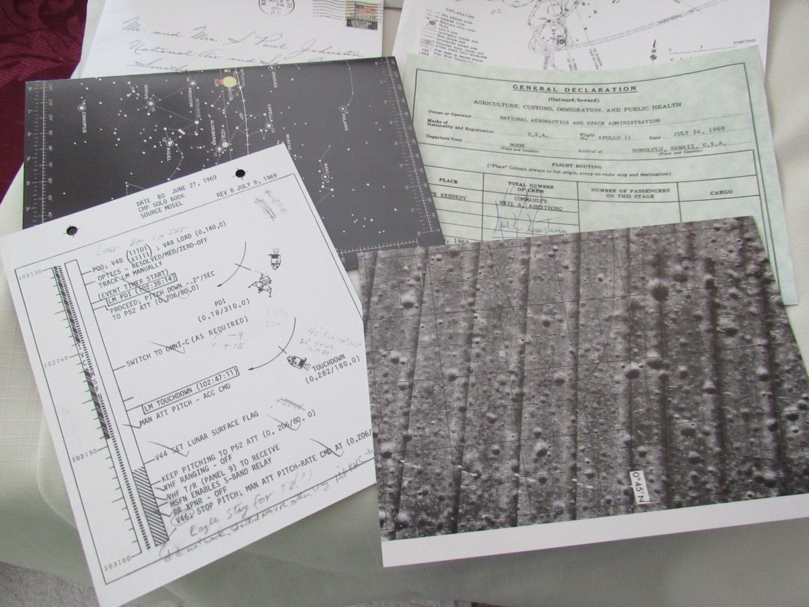 APOLLO 11 BOX FROM MOON LANDING SMITHSONIAN INSTITUTION ARTIFACTS