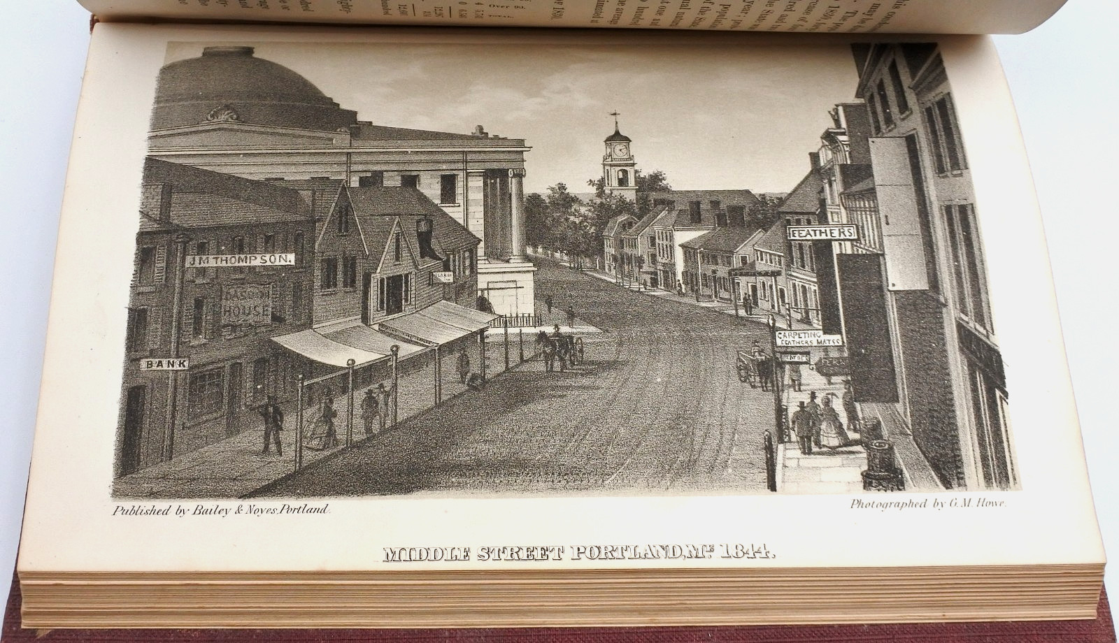HISTORY OF PORTLAND MAINE FROM 1632-1864 William Willis 1865 illustrated Signed