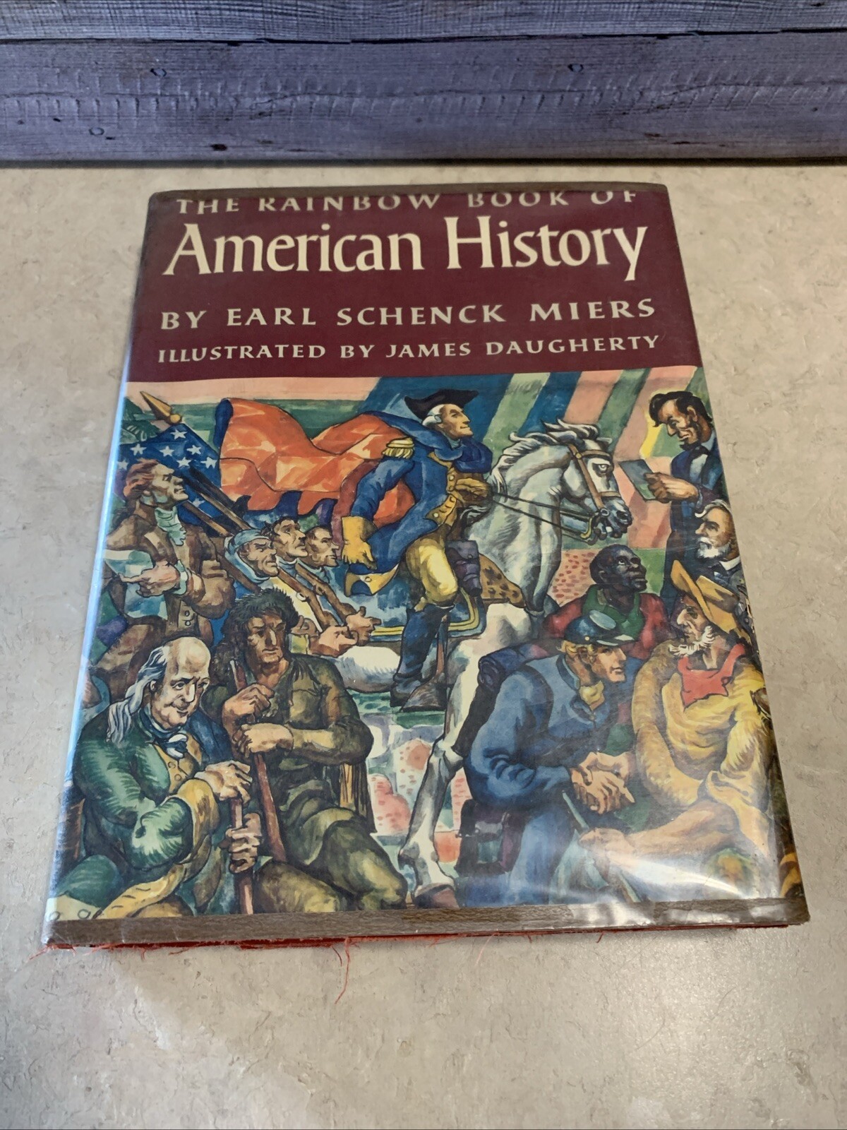 Rainbow Book of American History Earl Schenck Miers Illustrated James Daugherty