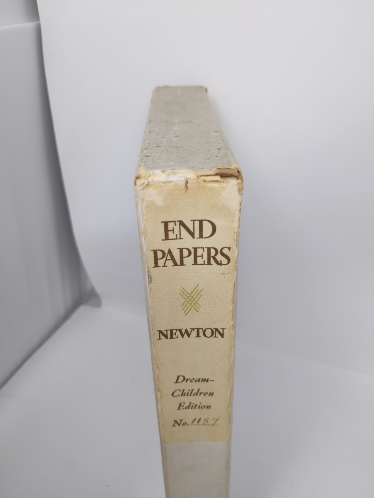 End Papers A. Edward Newton Literary Recreations 1933 Dream Children SIGNED 1st