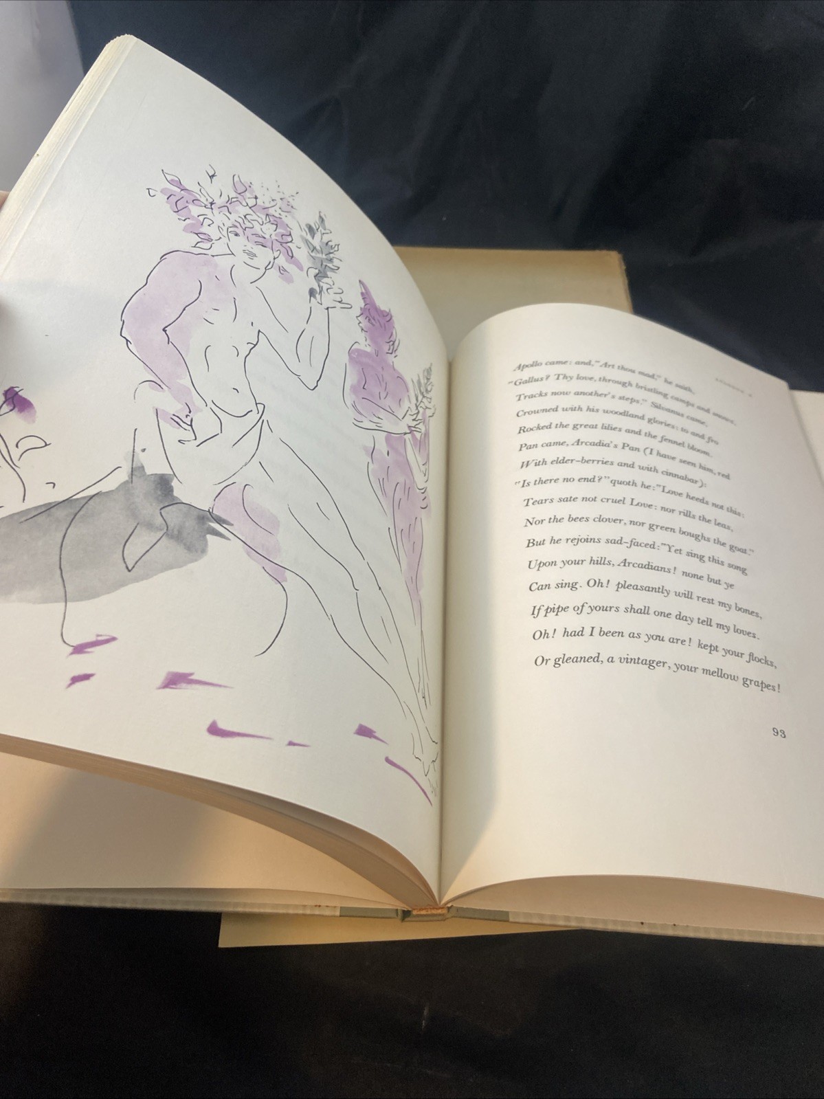 Virgil’s Eclogues Heritage Press illustrated Verses slipcase Sandglass 1960