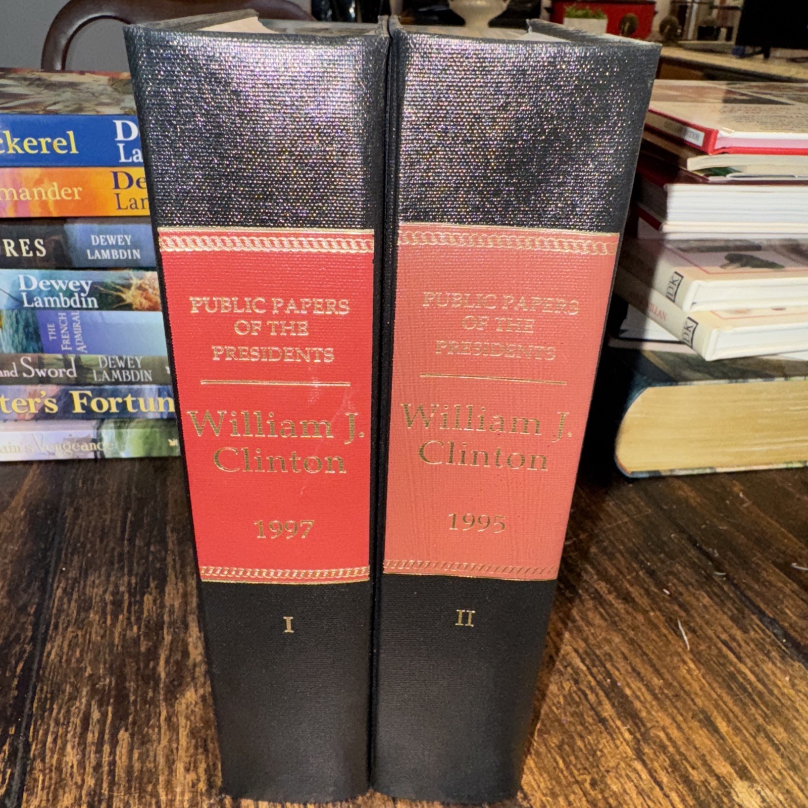 2 Vintage Public Papers Of The Presidents WILLIAM J. CLINTON 1995 And 1997