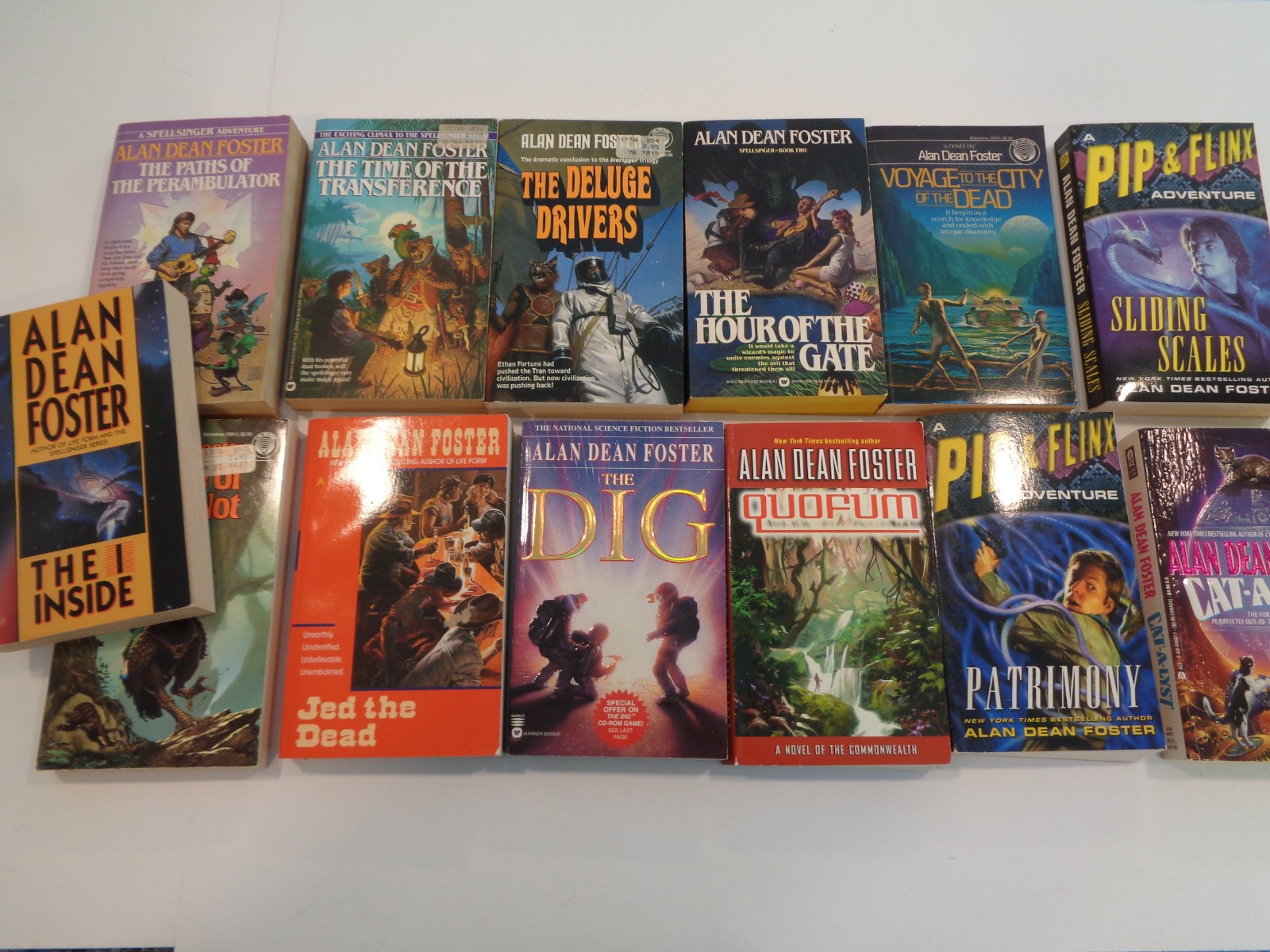 Lot Of 13 Alan Dean Foster Vintage Fantasy Science Fiction SF Paperbacks
