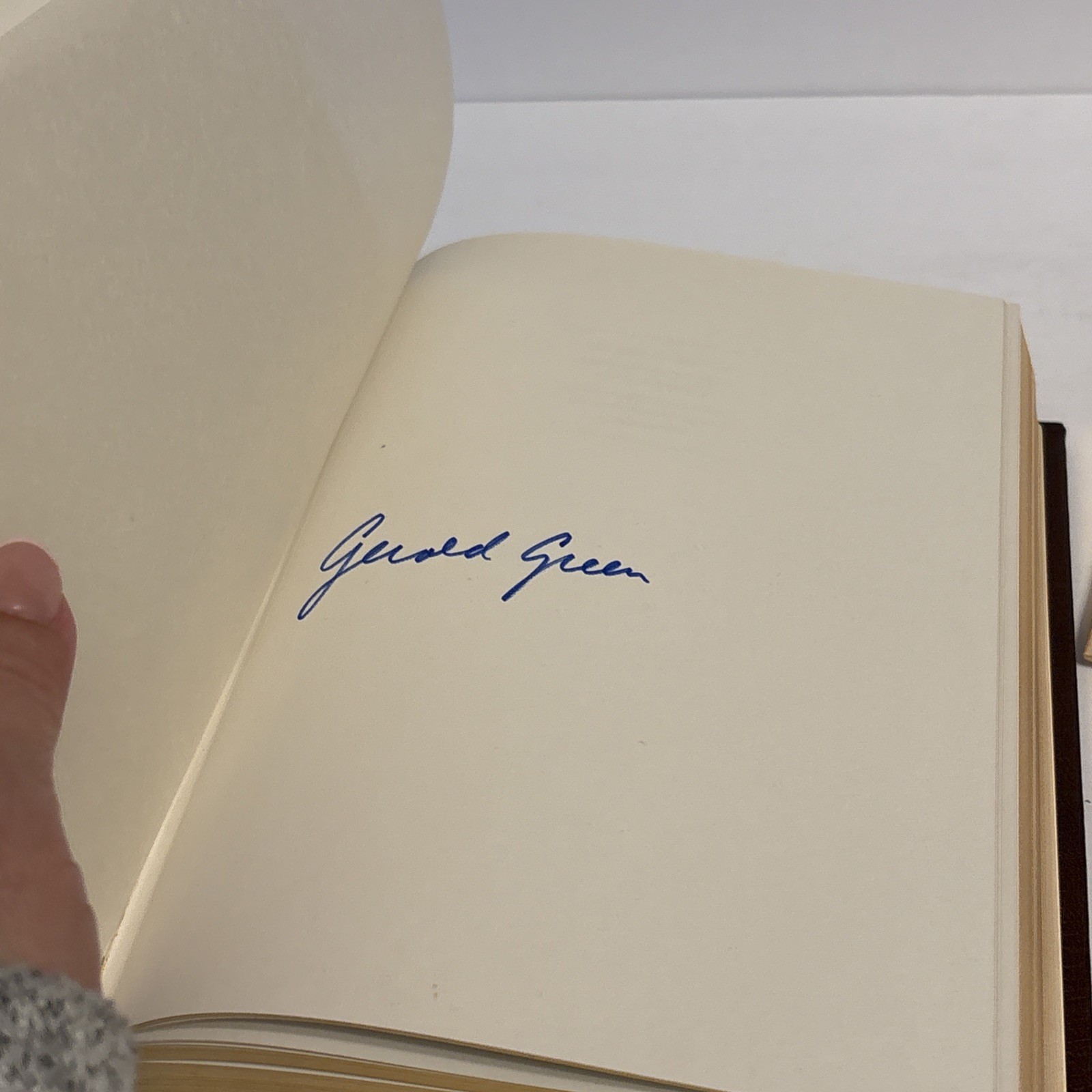 The Last Angry Man by Gerald Green SIGNED 1978 Franklin Library