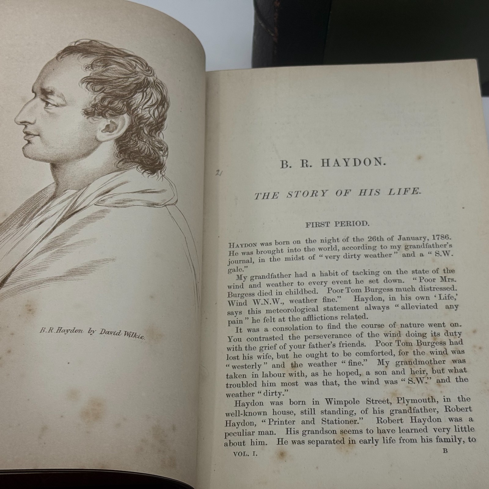 Benjamin Robert Haydon Correspondence & Table-Talk 1876 1st Ed 2 Vol Illustrated